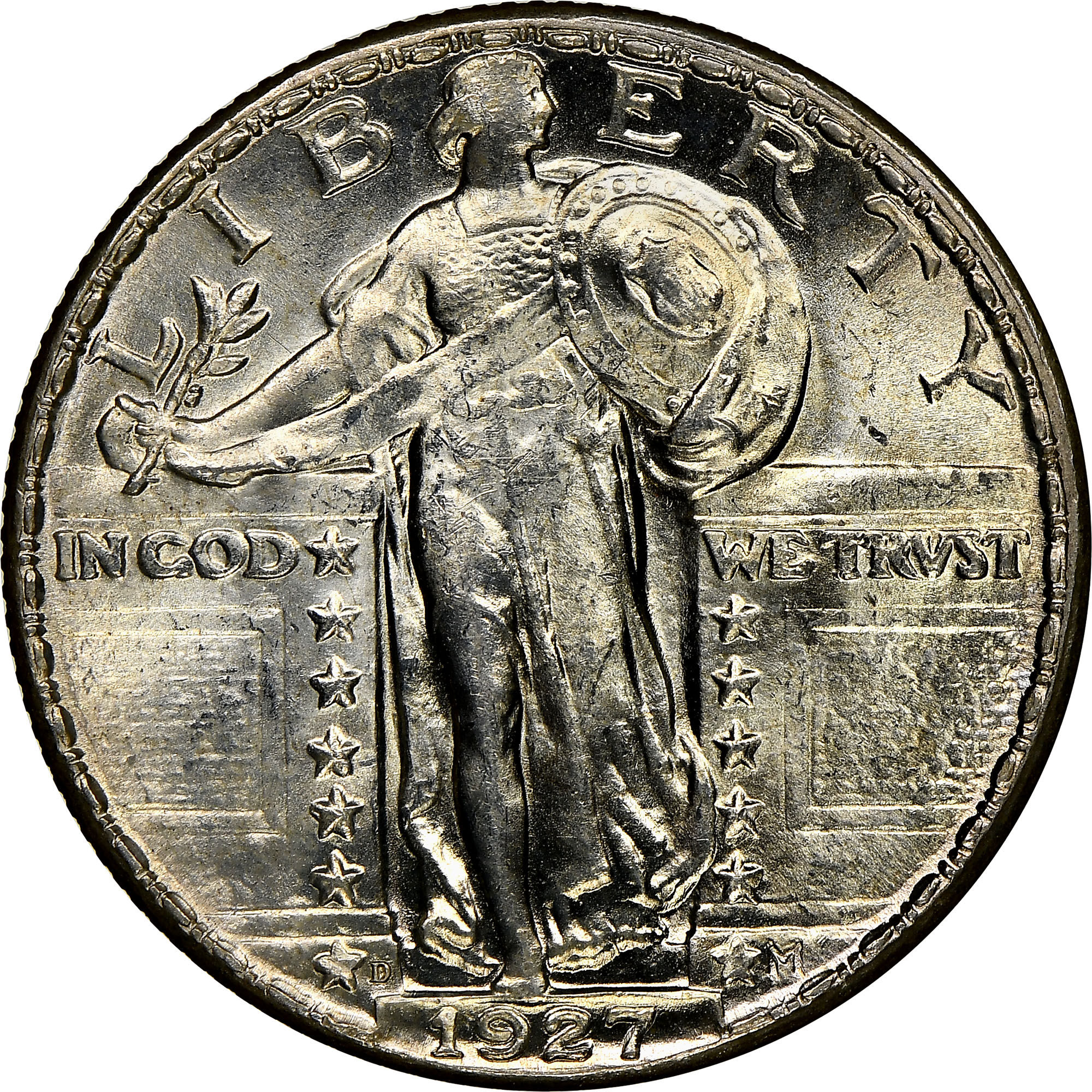 1927 D 25C MS | Coin Explorer | NGC