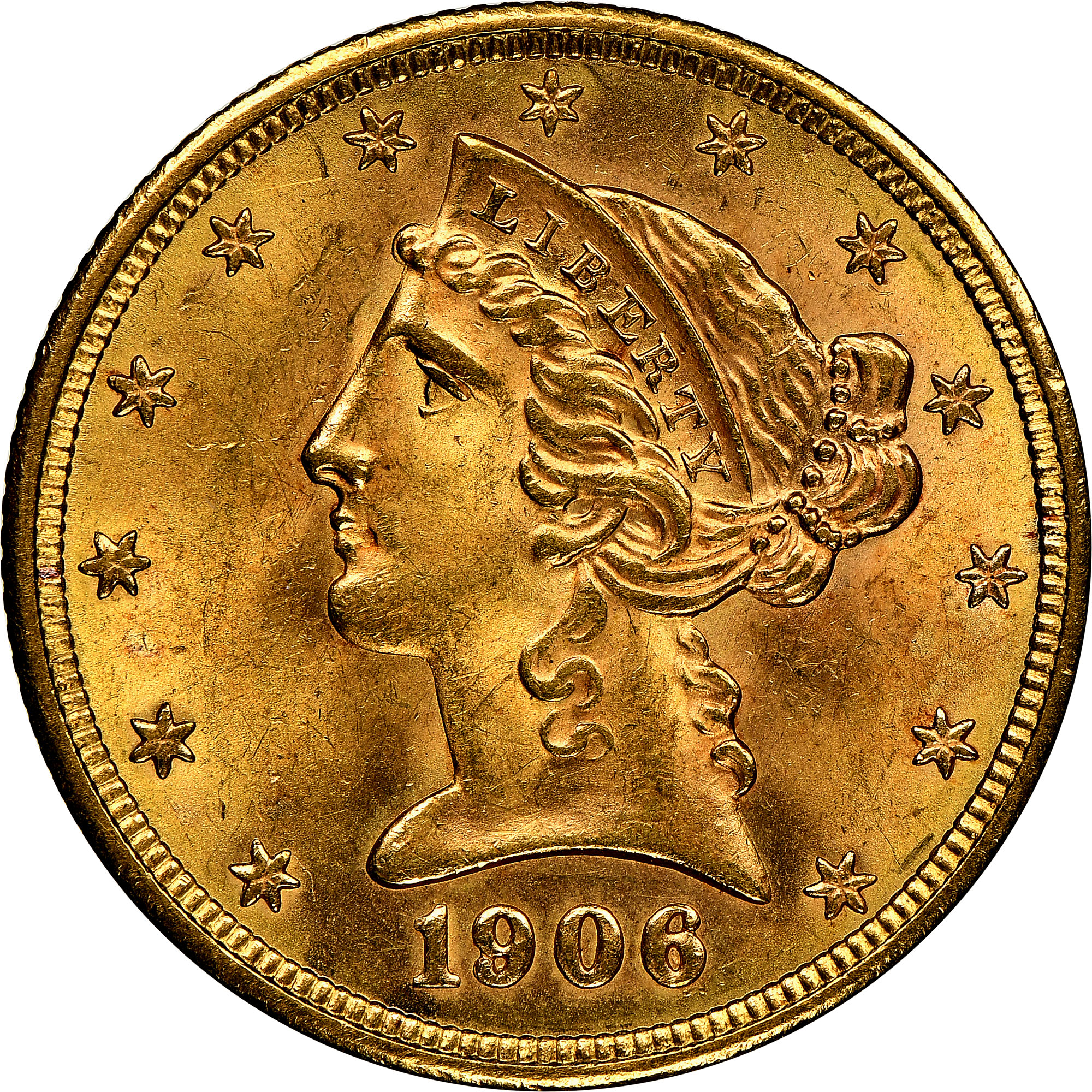 1906 $5 MS | Coin Explorer | NGC