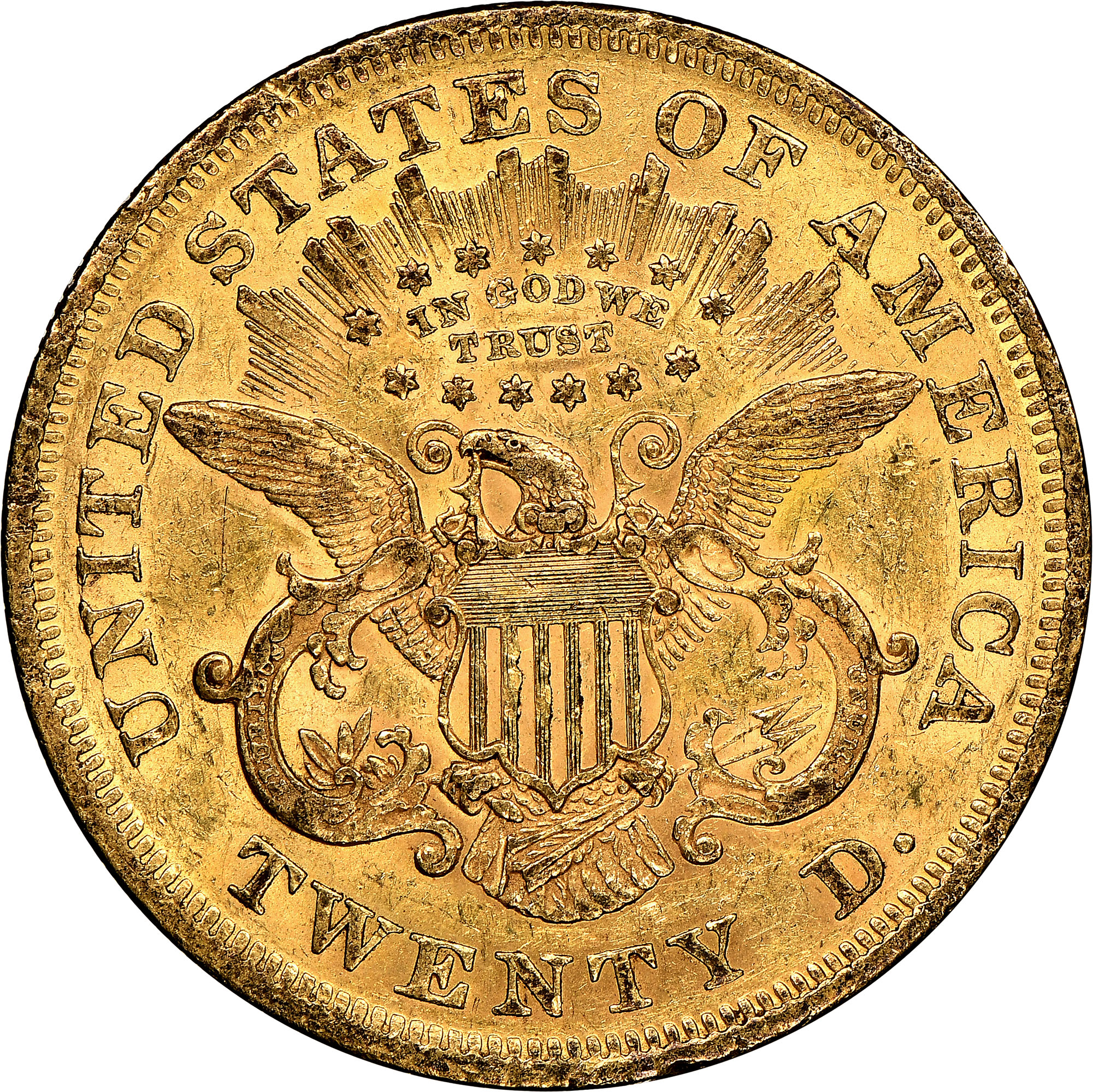 1869 $20 MS | Coin Explorer | NGC