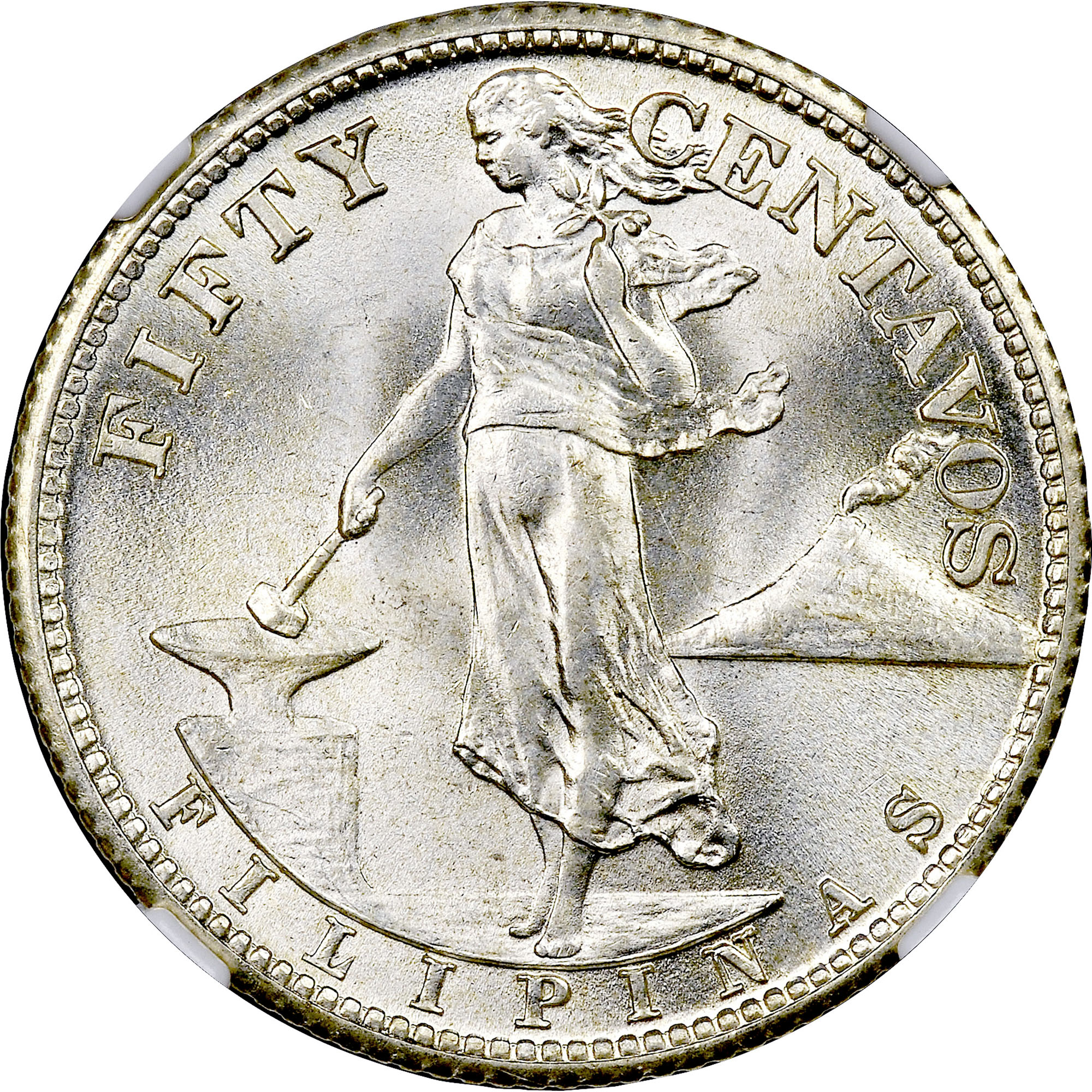 1944 S USA-PHIL 50C MS | Coin Explorer | NGC