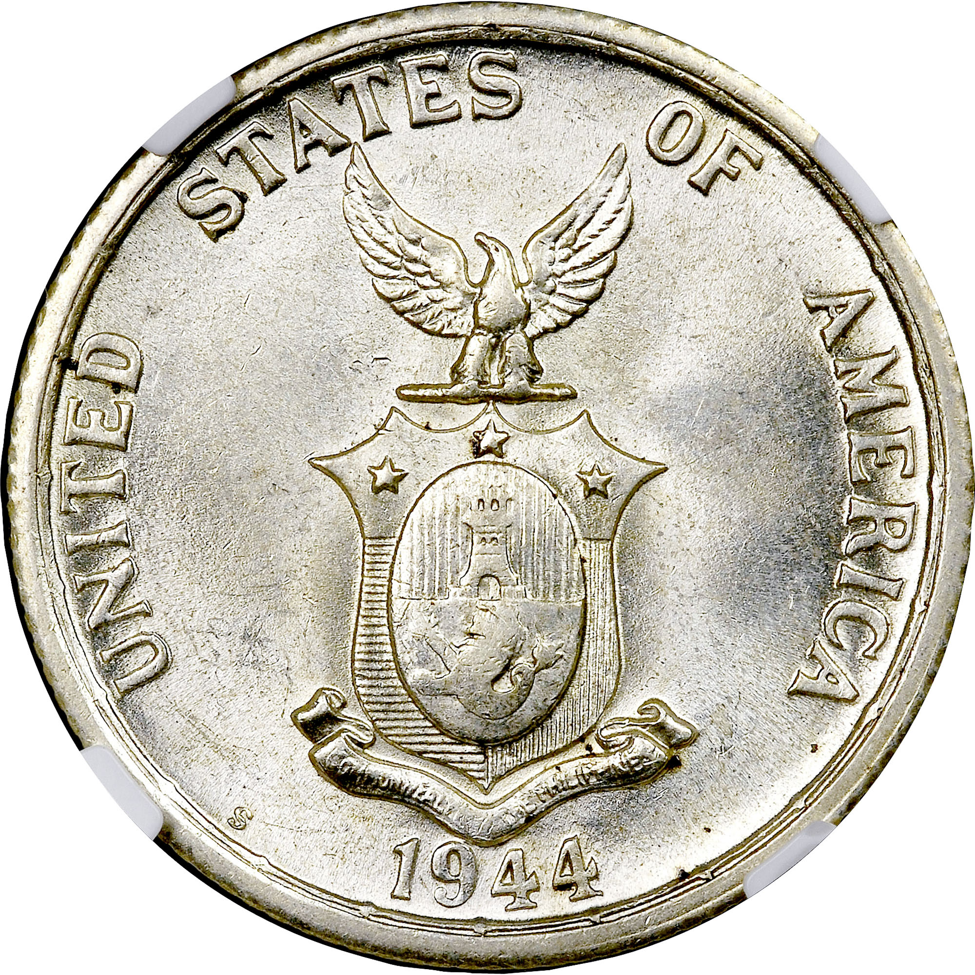 1944 S USA-PHIL 50C MS | Coin Explorer | NGC