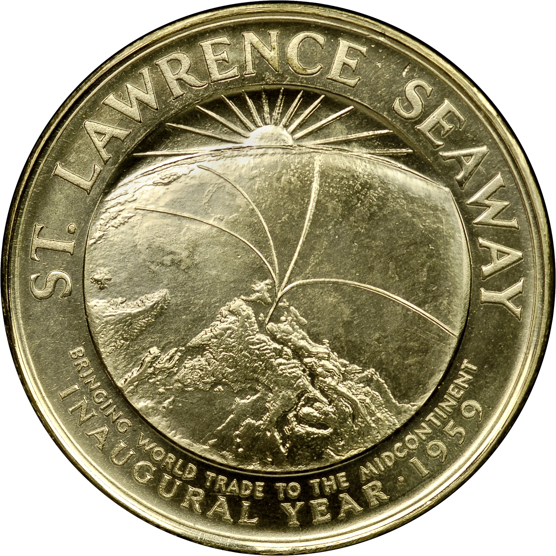 1959 GOLD ST. LAWRENCE - THIN SC50C MS | Coin Explorer | NGC