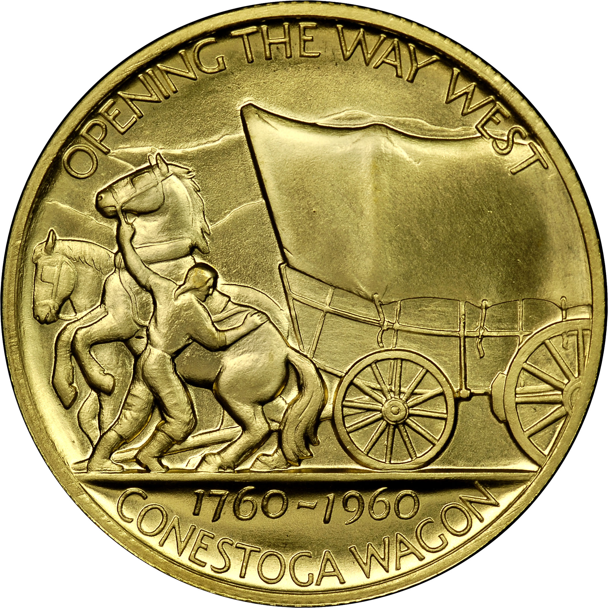 1960 GOLD PIONEER INVENTIONS SC50C MS | Coin Explorer | NGC