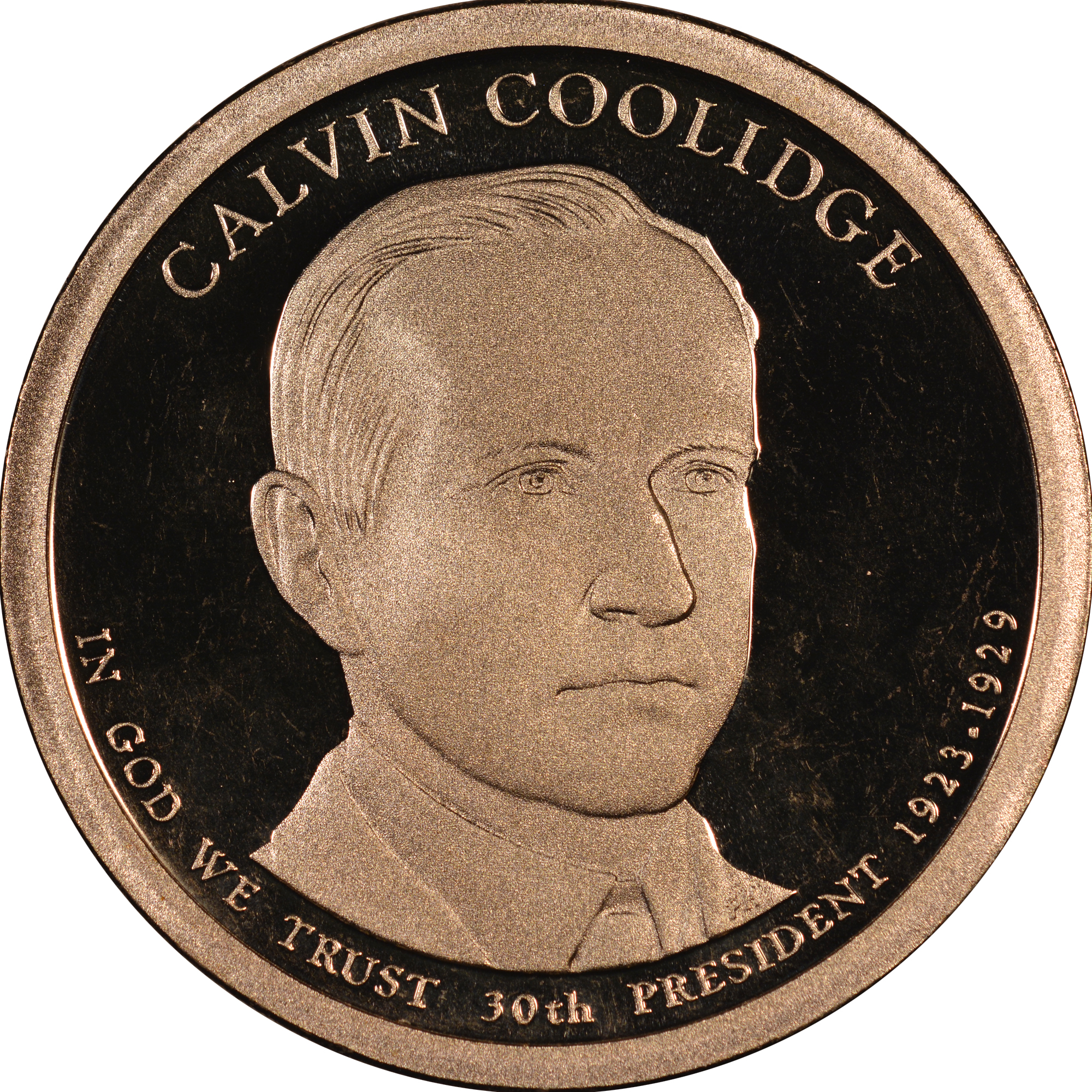 2014 S Calvin Coolidge 1 PF Presidential Dollars NGC