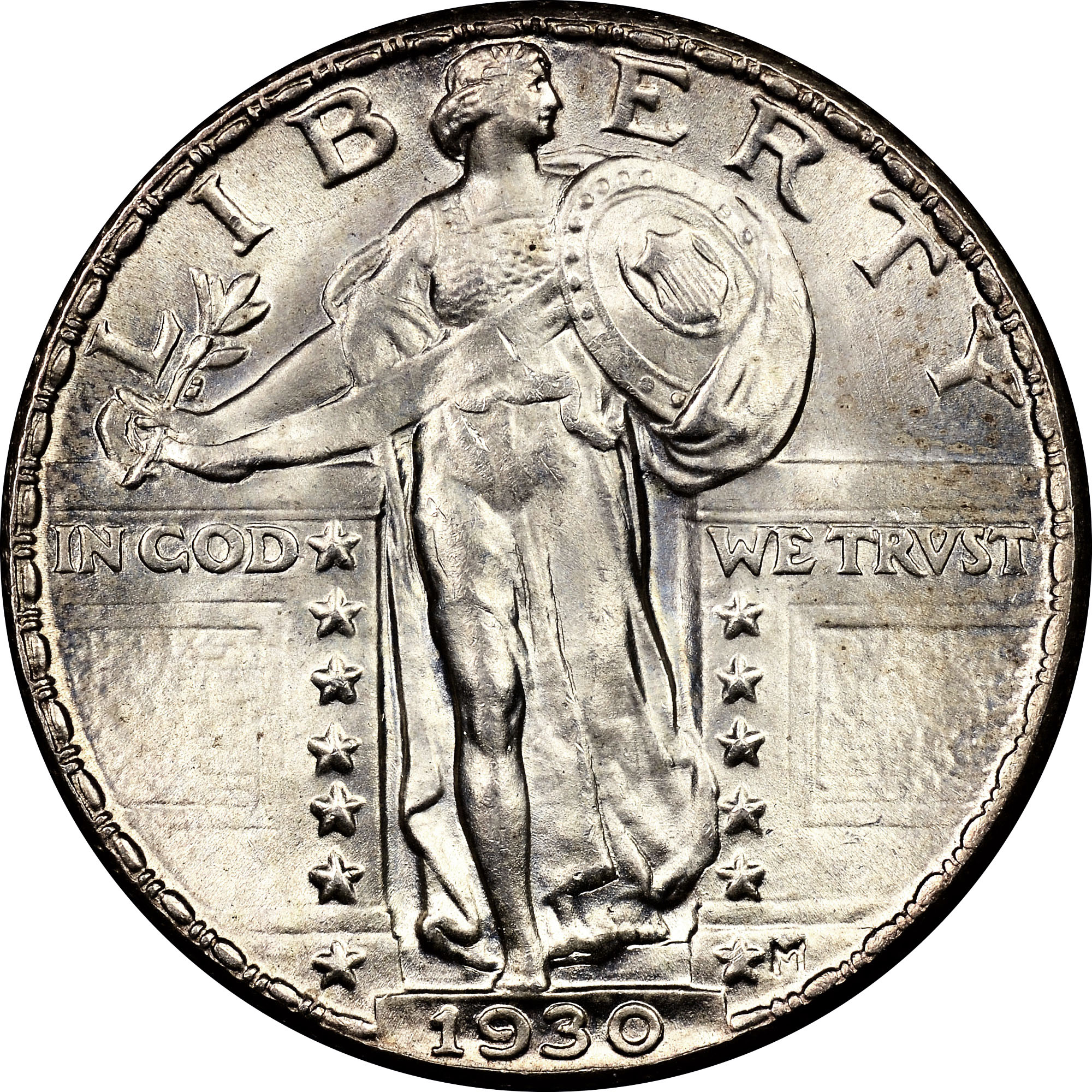 1930 25C MS Standing Liberty Quarters NGC