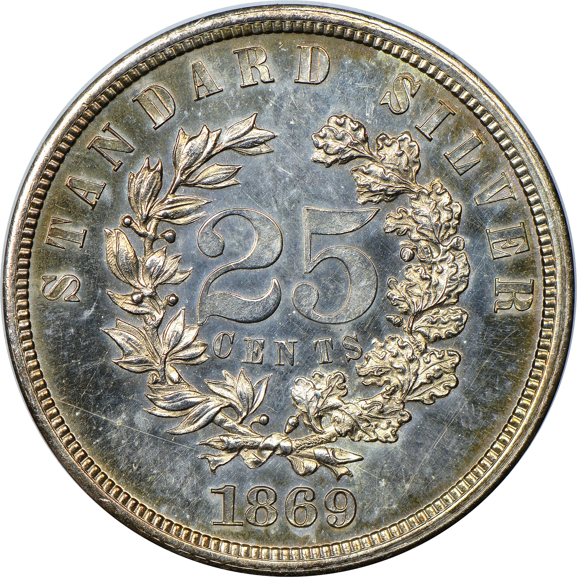 1869 J-721 25C PF | Coin Explorer | NGC