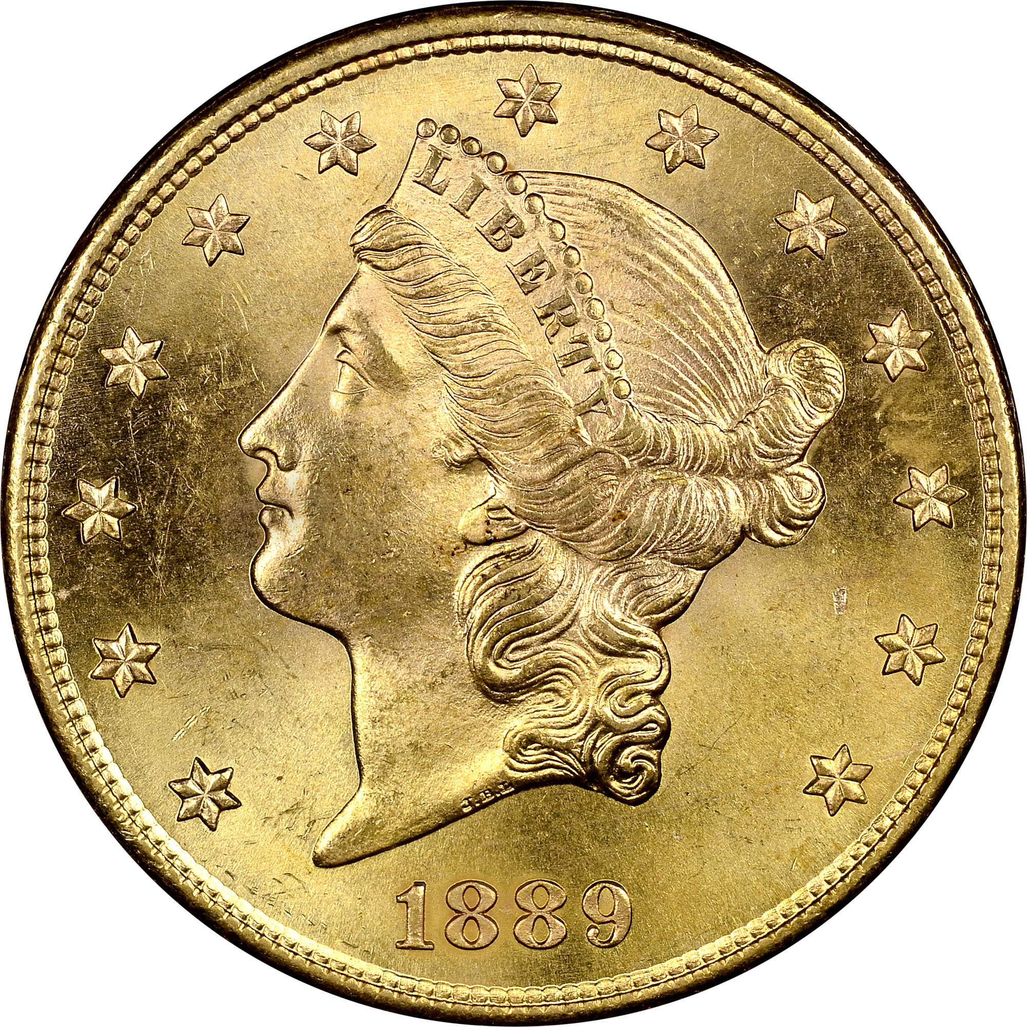 1889 S $20 MS | Coin Explorer | NGC