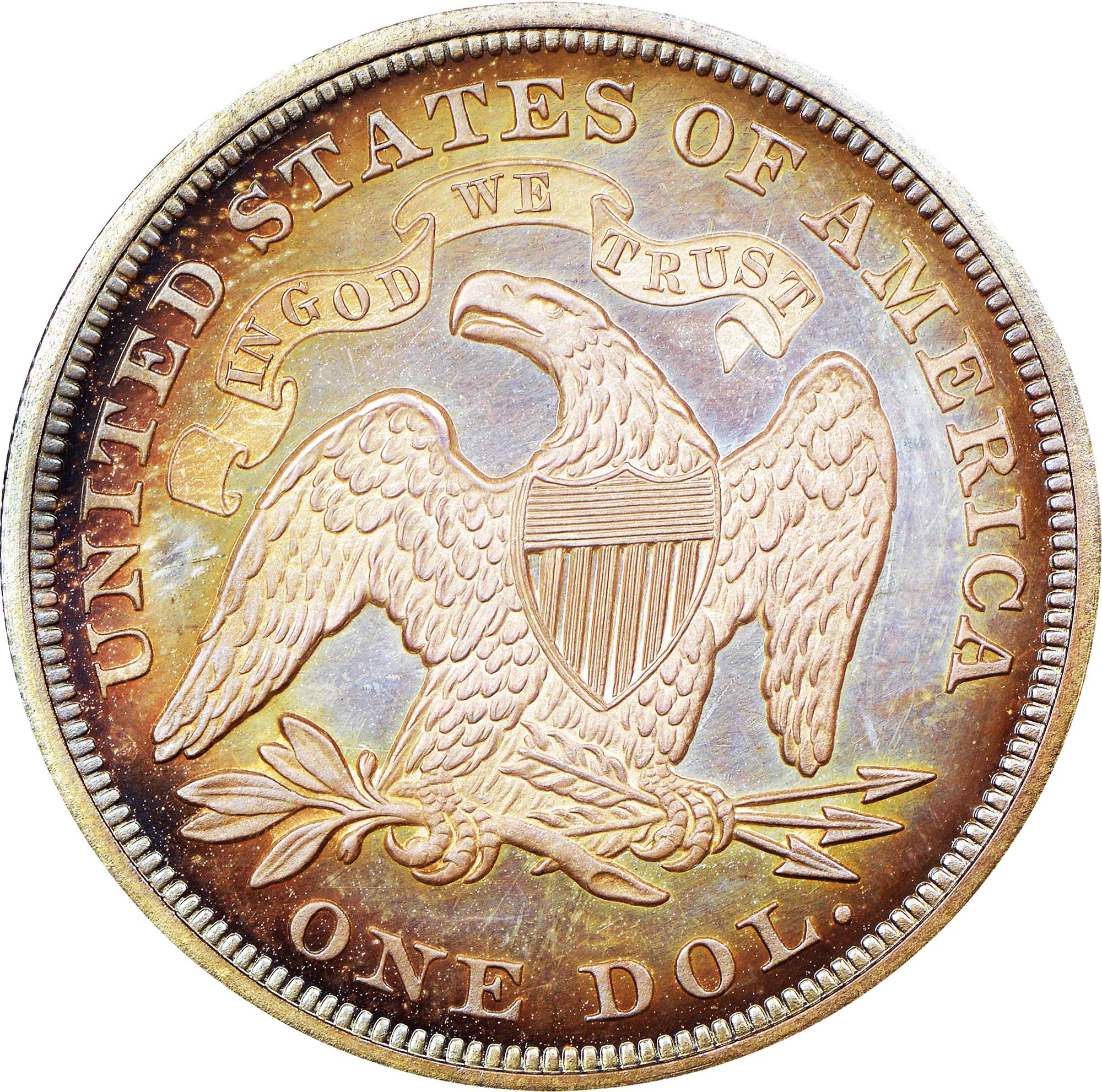 1866 MOTTO $1 PF | Coin Explorer | NGC
