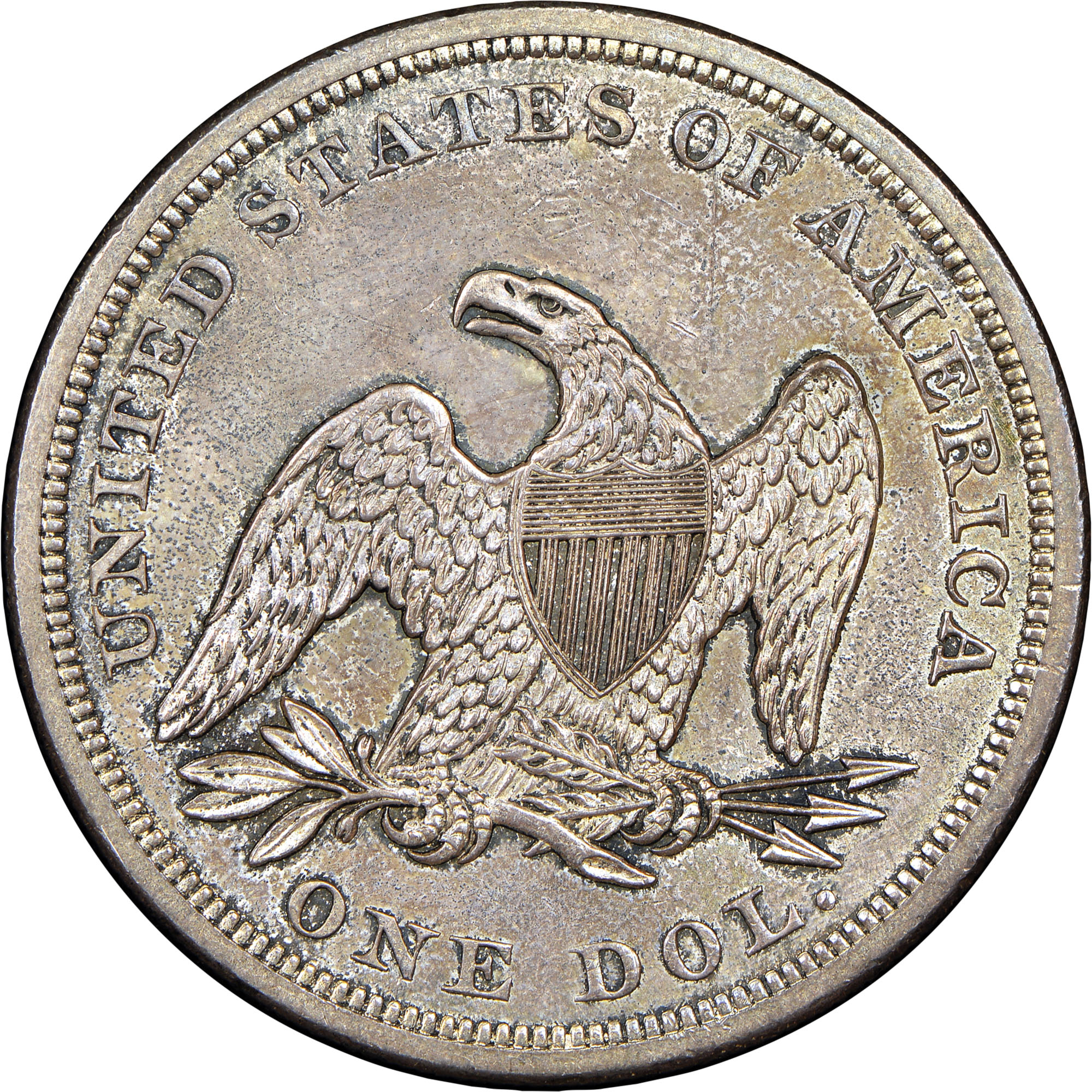 1859 $1 MS | Coin Explorer | NGC