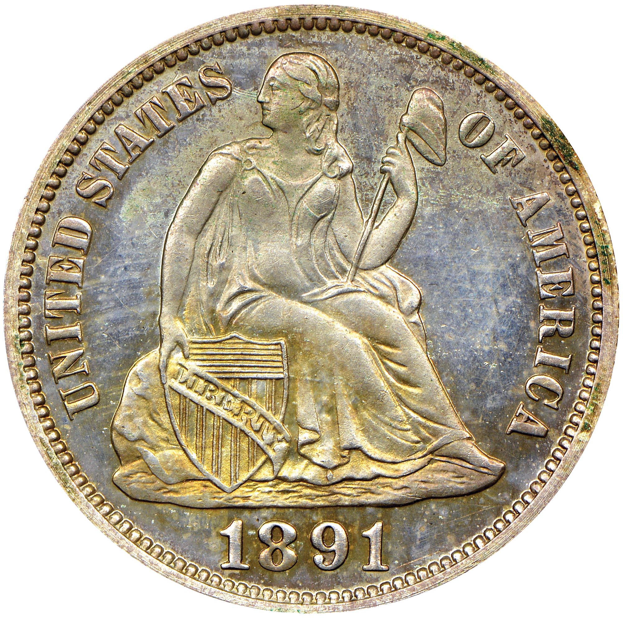 1891 10C PF | Coin Explorer | NGC