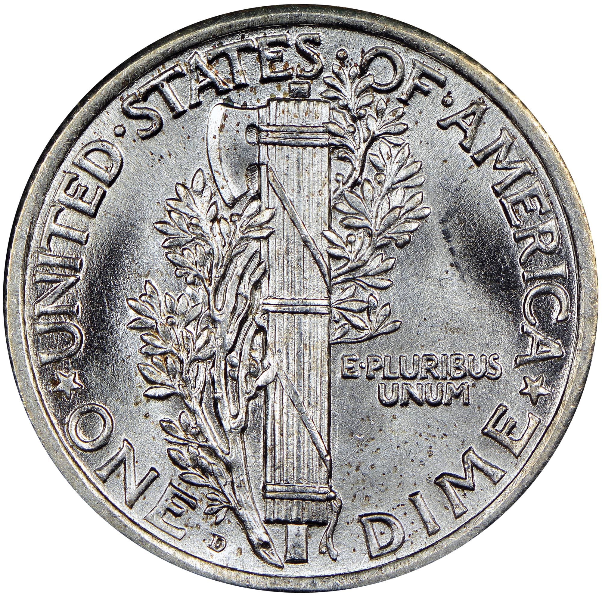 1924 D 10C MS | Coin Explorer | NGC