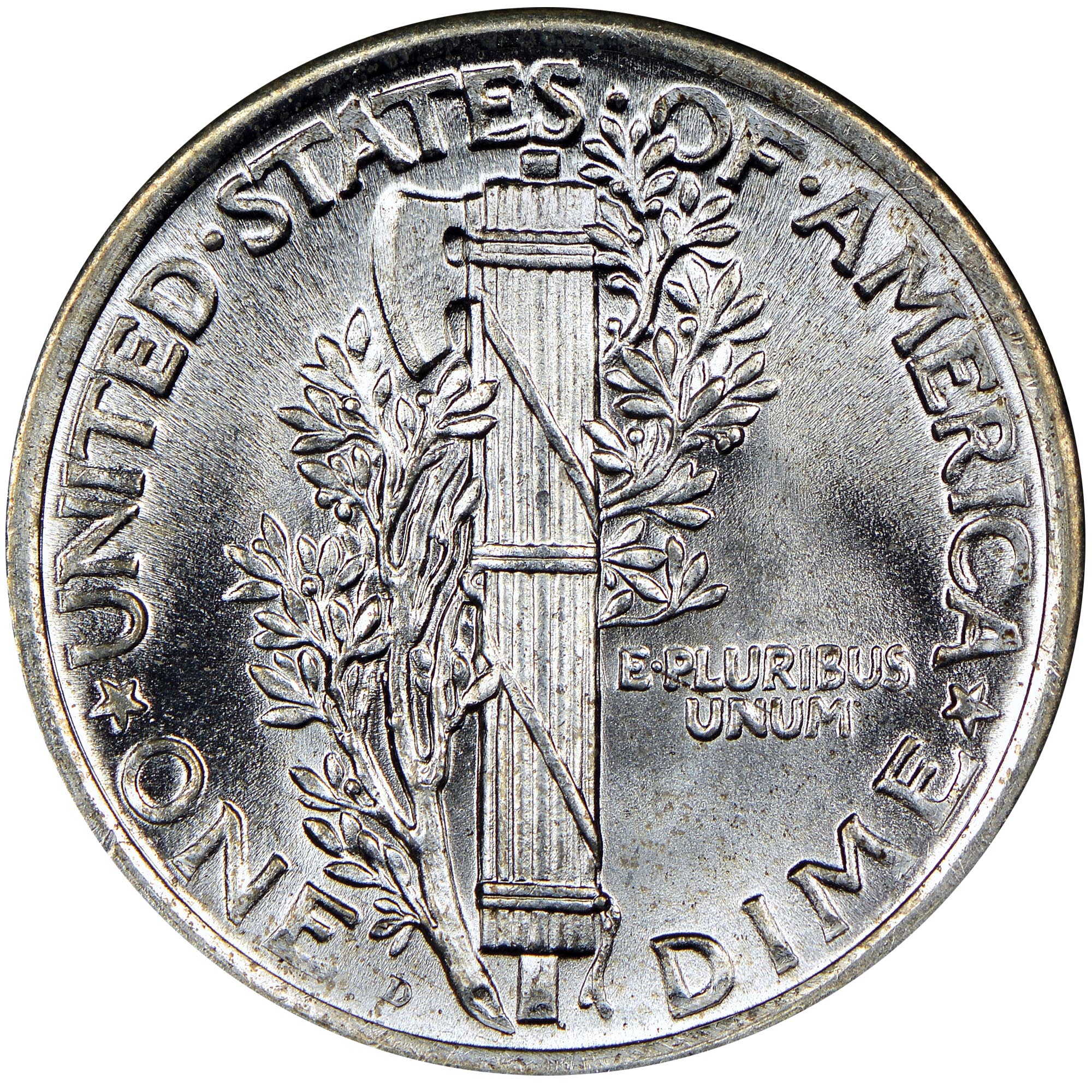 1925 D 10C MS | Coin Explorer | NGC