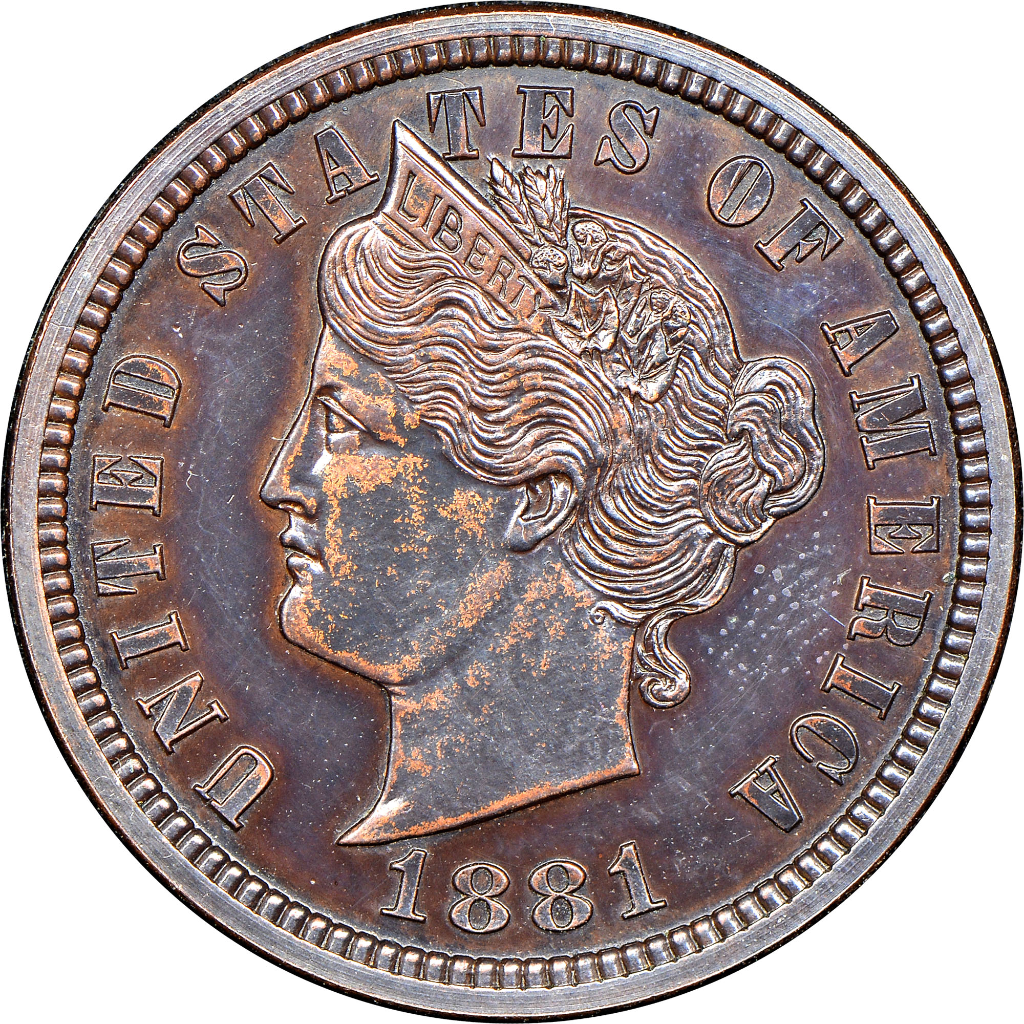 ぱんこページ 1881 J-1672 5C PF | Coin Explorer | NGC