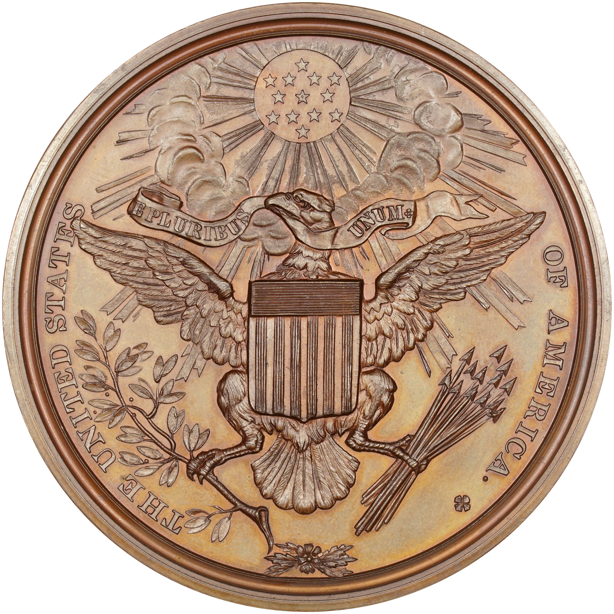 1876 J-CM-15 AE U.S. DIPLOMATIC MEDAL 68mm MS | Coin Explorer | NGC