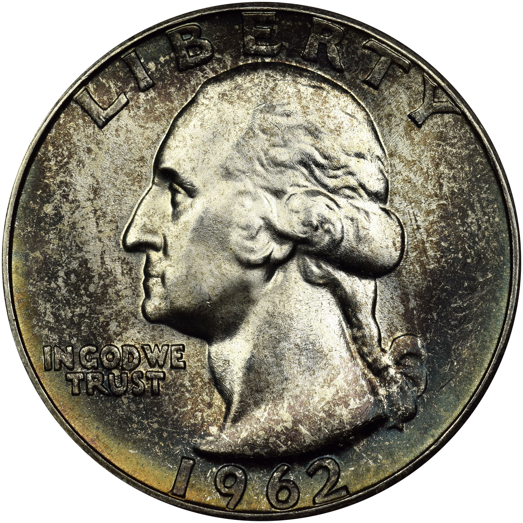 1962 25C MS Washington Quarters NGC