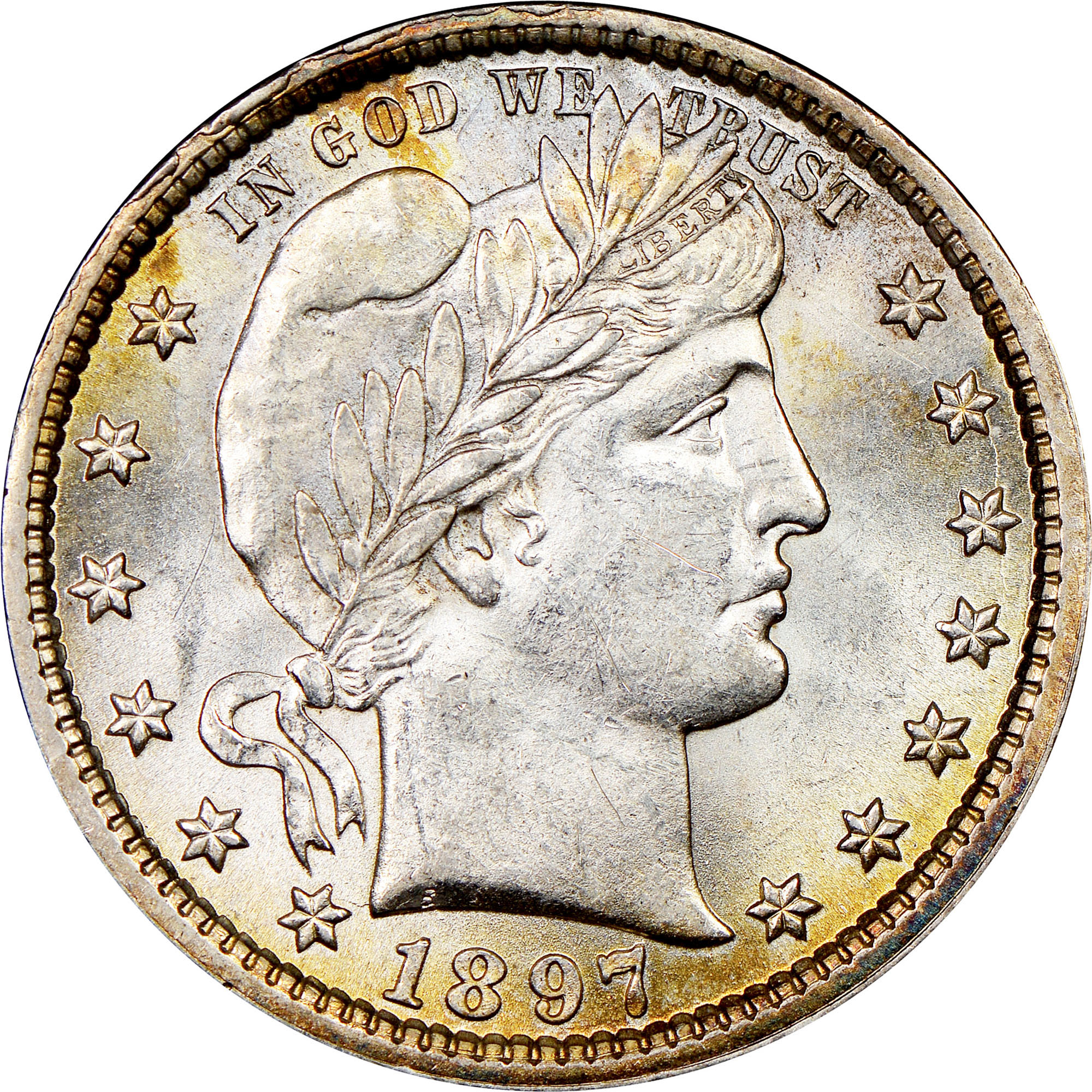 1897 25C MS Barber Quarters NGC