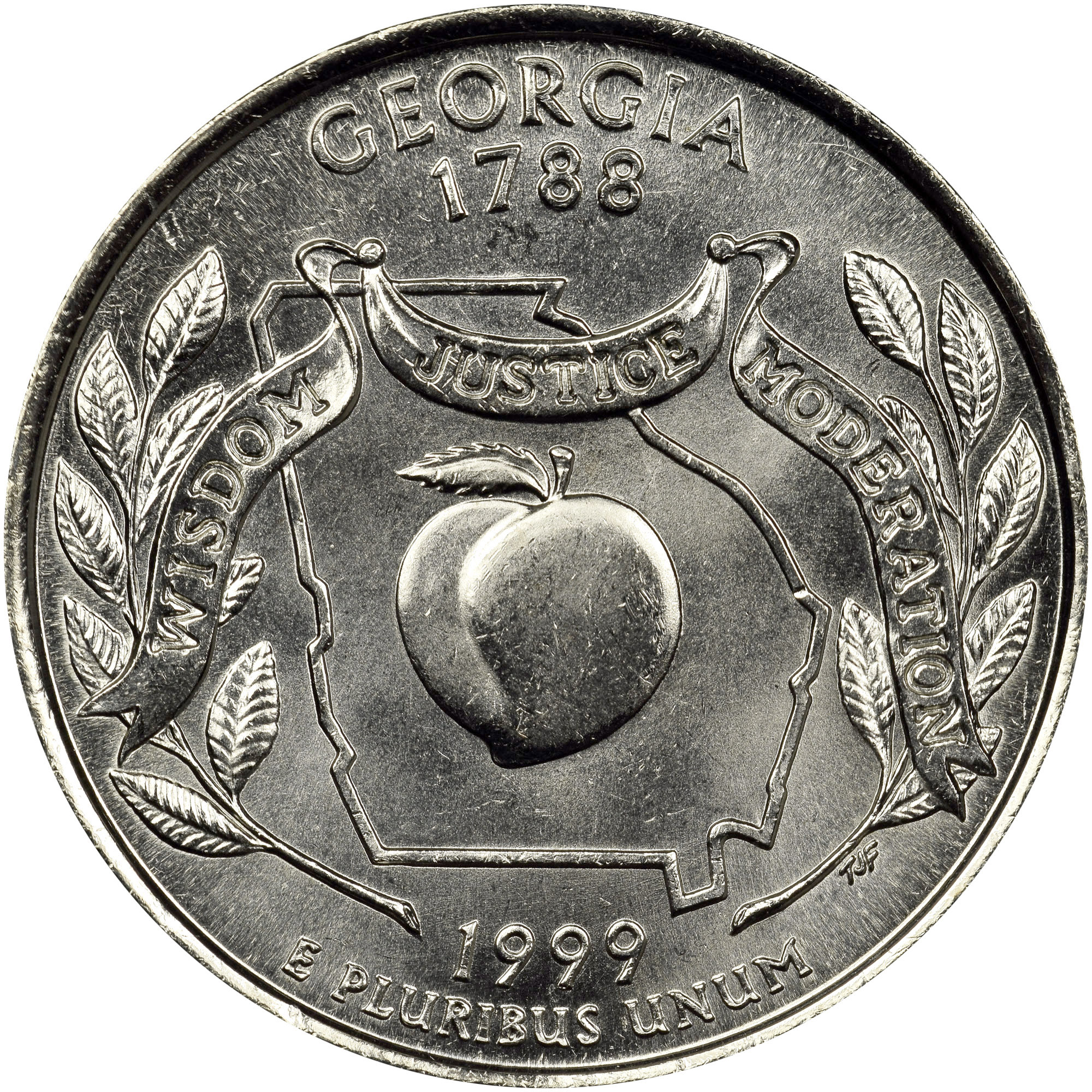 1999 P Georgia 25C MS State And Territorial Quarters | NGC