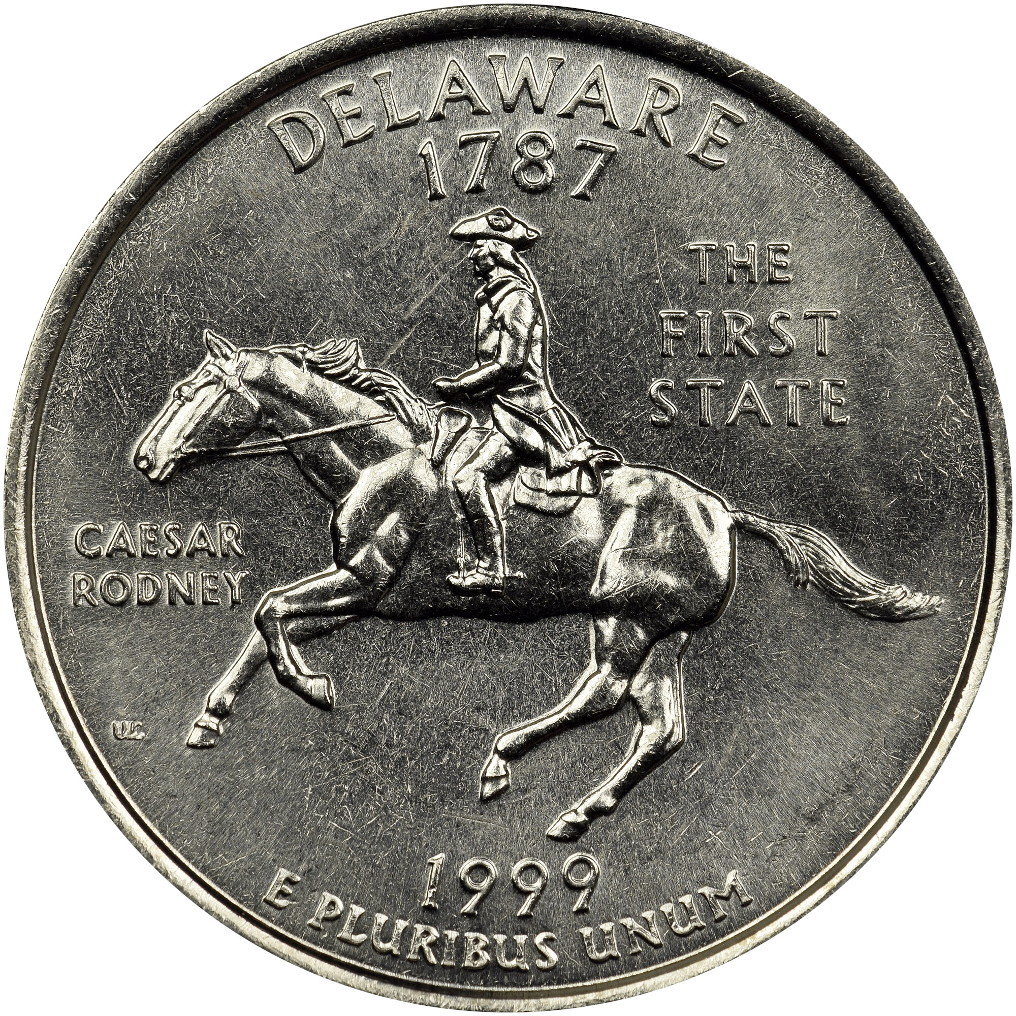 1999 D Delaware 25C MS State And Territorial Quarters NGC