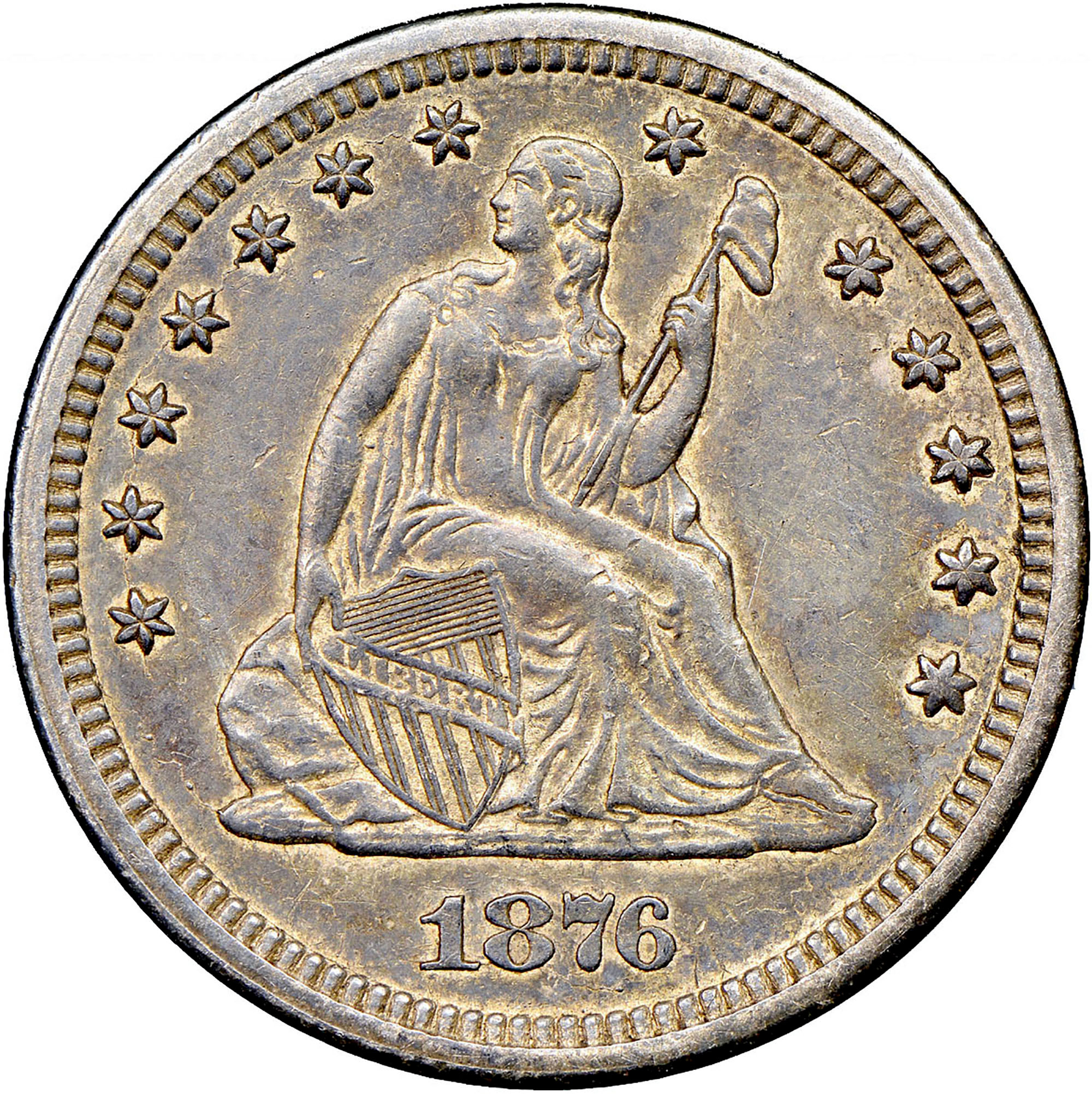 1876 CC 25C MS | Coin Explorer | NGC
