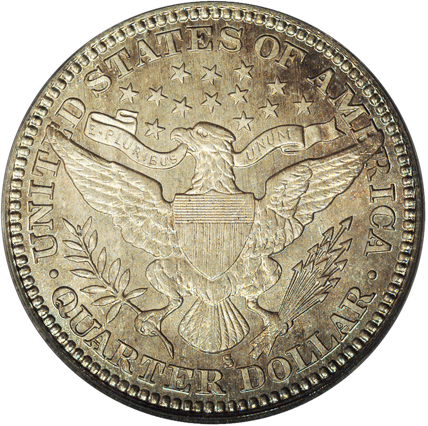 1907 S 25C MS | Coin Explorer | NGC