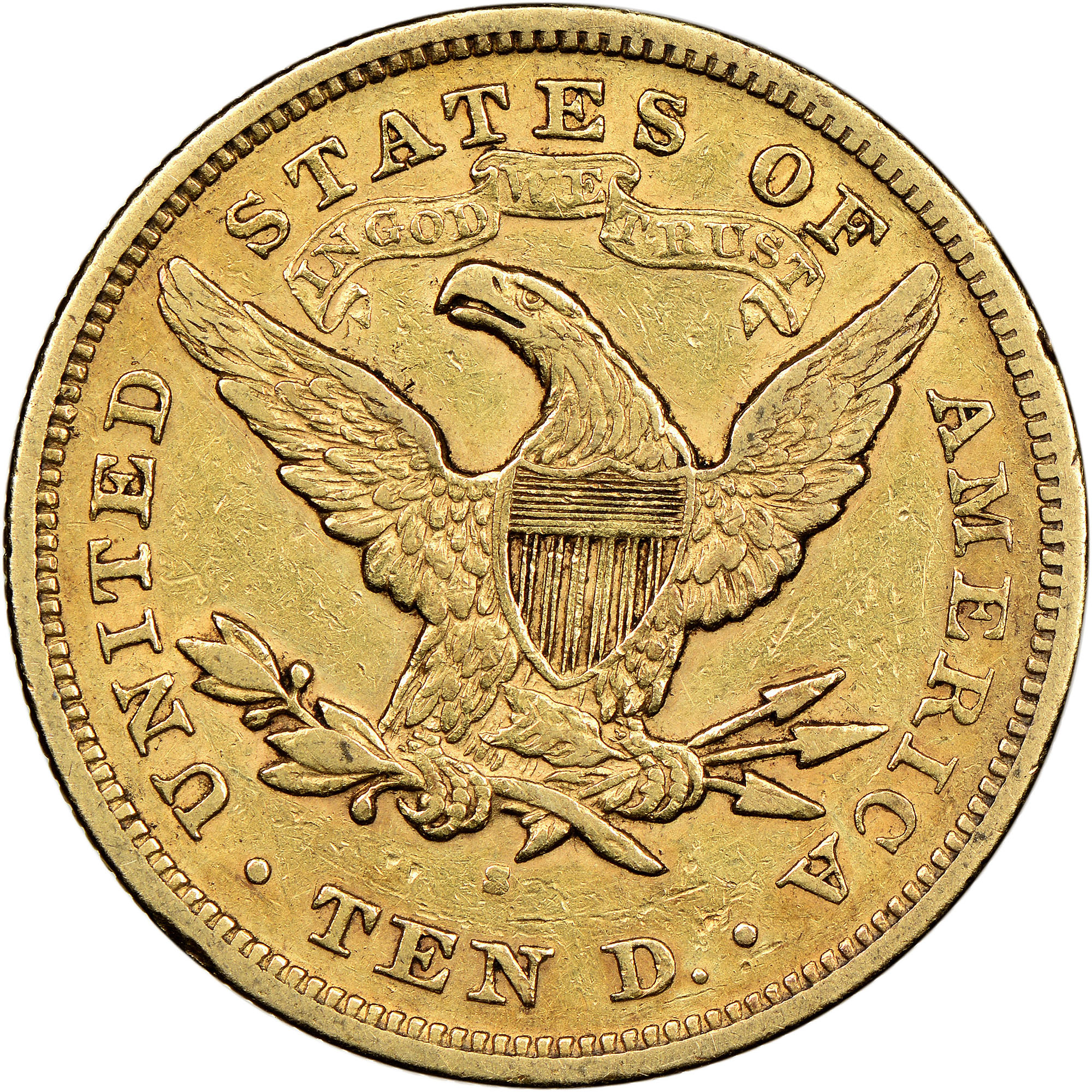 1870 S $10 MS | Coin Explorer | NGC
