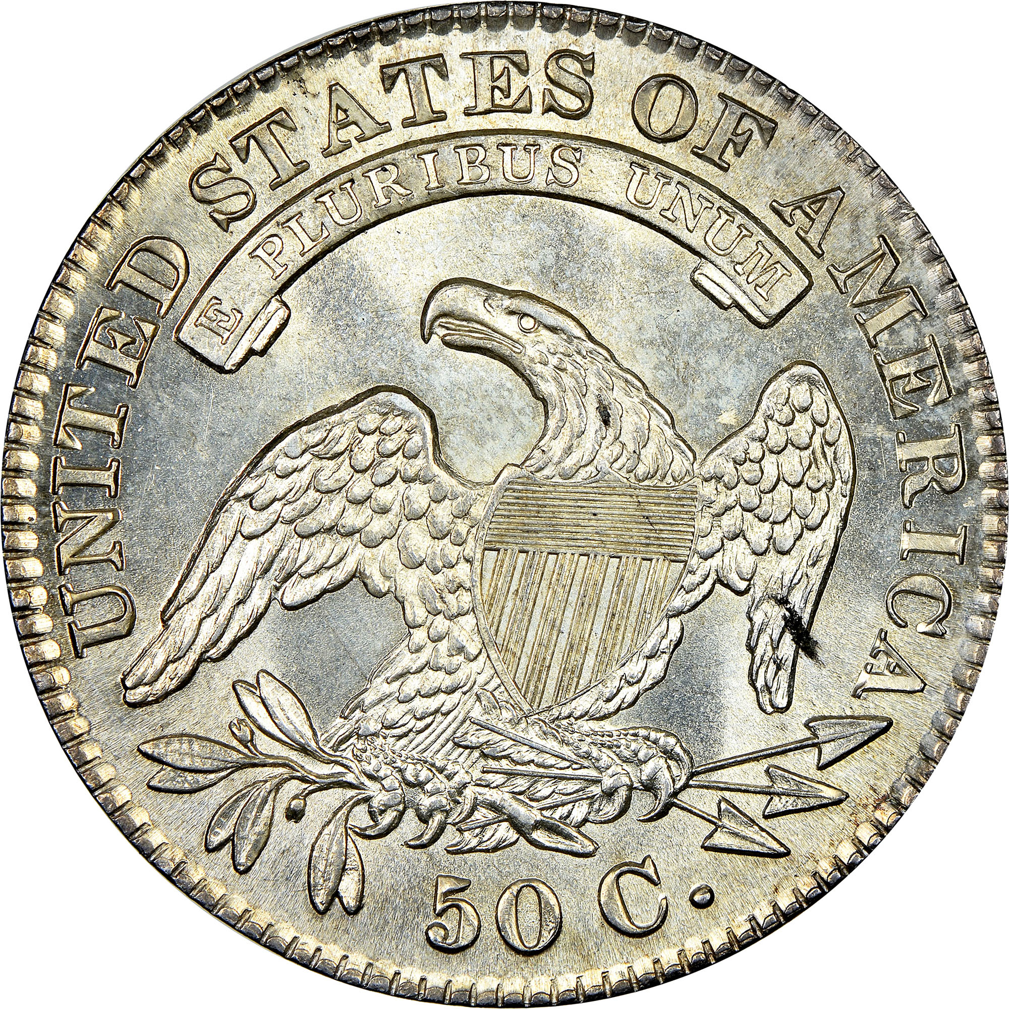 1830 50C MS Capped Bust Lettered Edge Half Dollars NGC