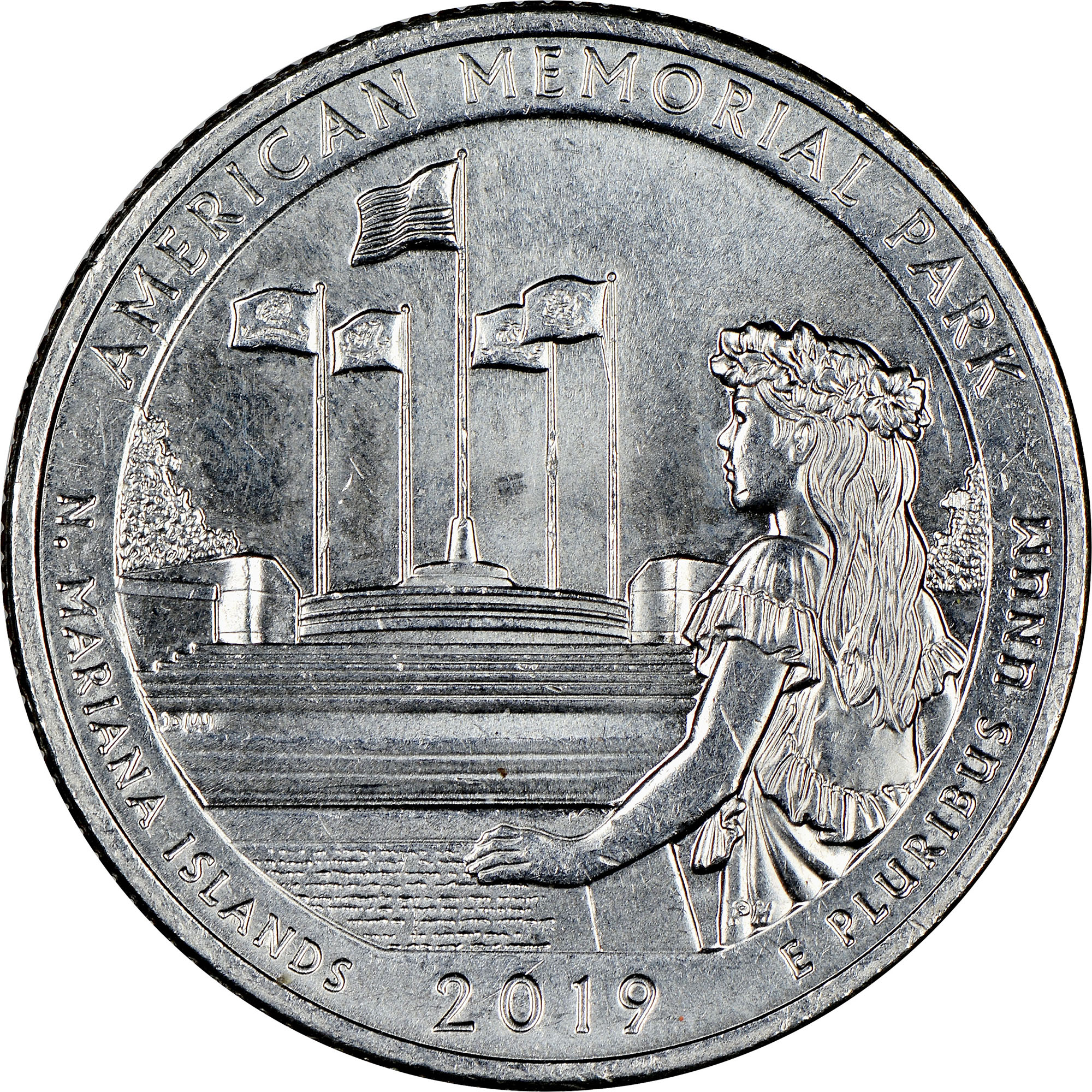 4th quarter 2019 select dsip D American Memorial Park 25C MS | Coin Explorer 2019 D Complete Set of