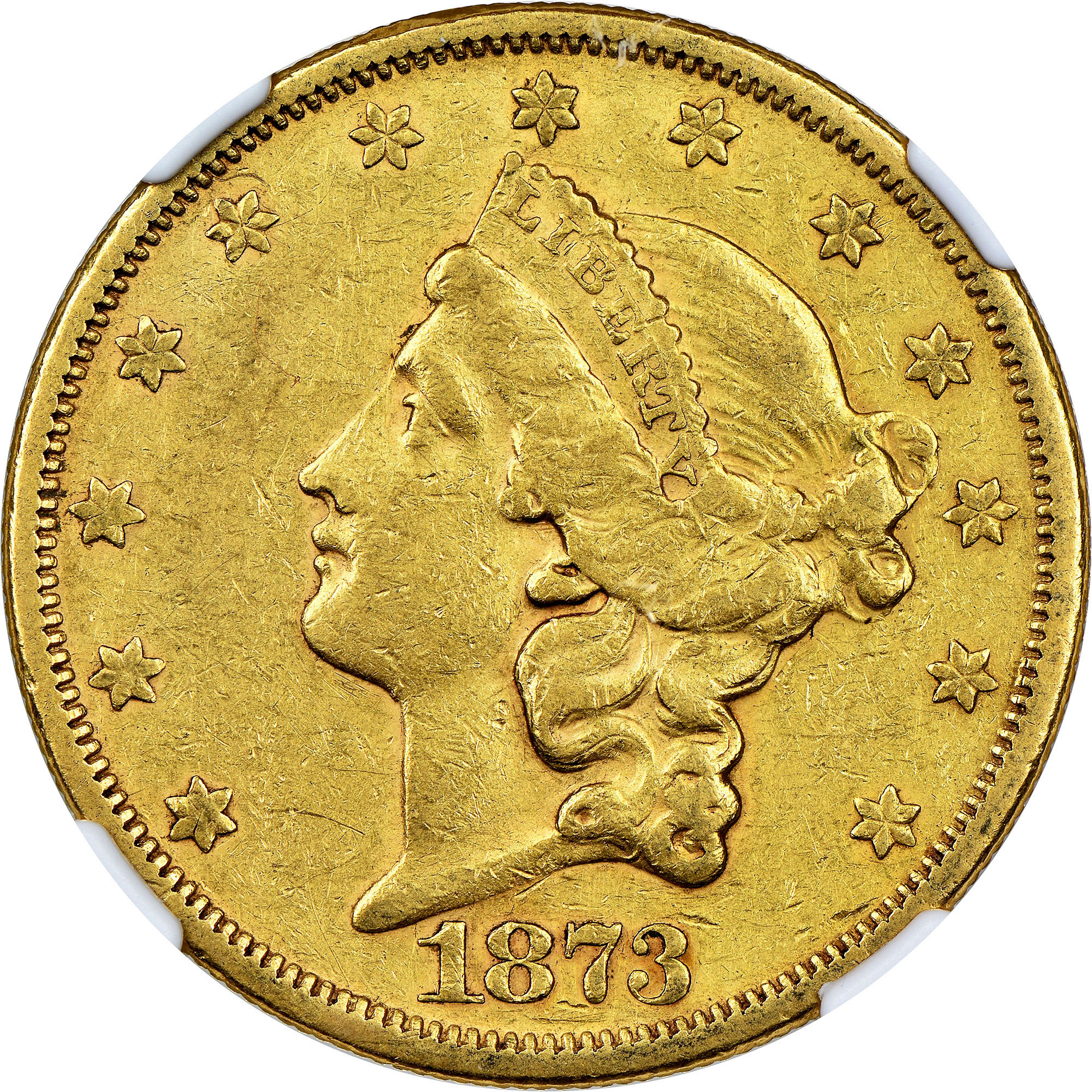 1873 S OPEN 3 $20 MS | Coin Explorer | NGC