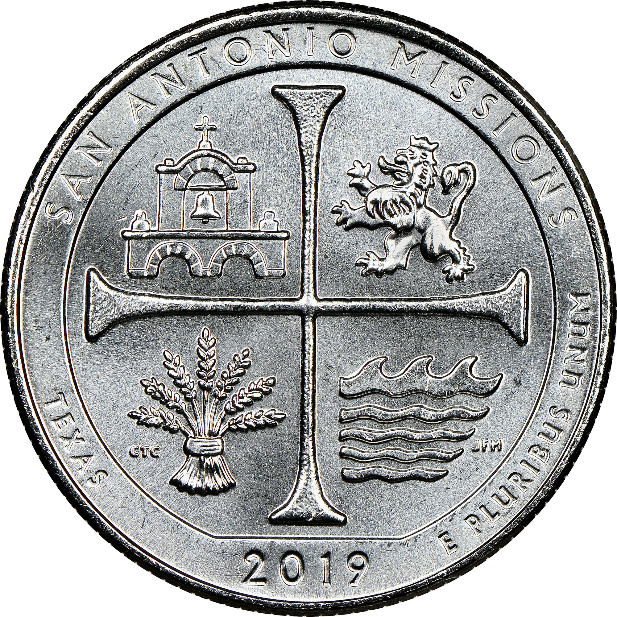 2019 D San Antonio Missions 25C MS | Coin Explorer | NGC