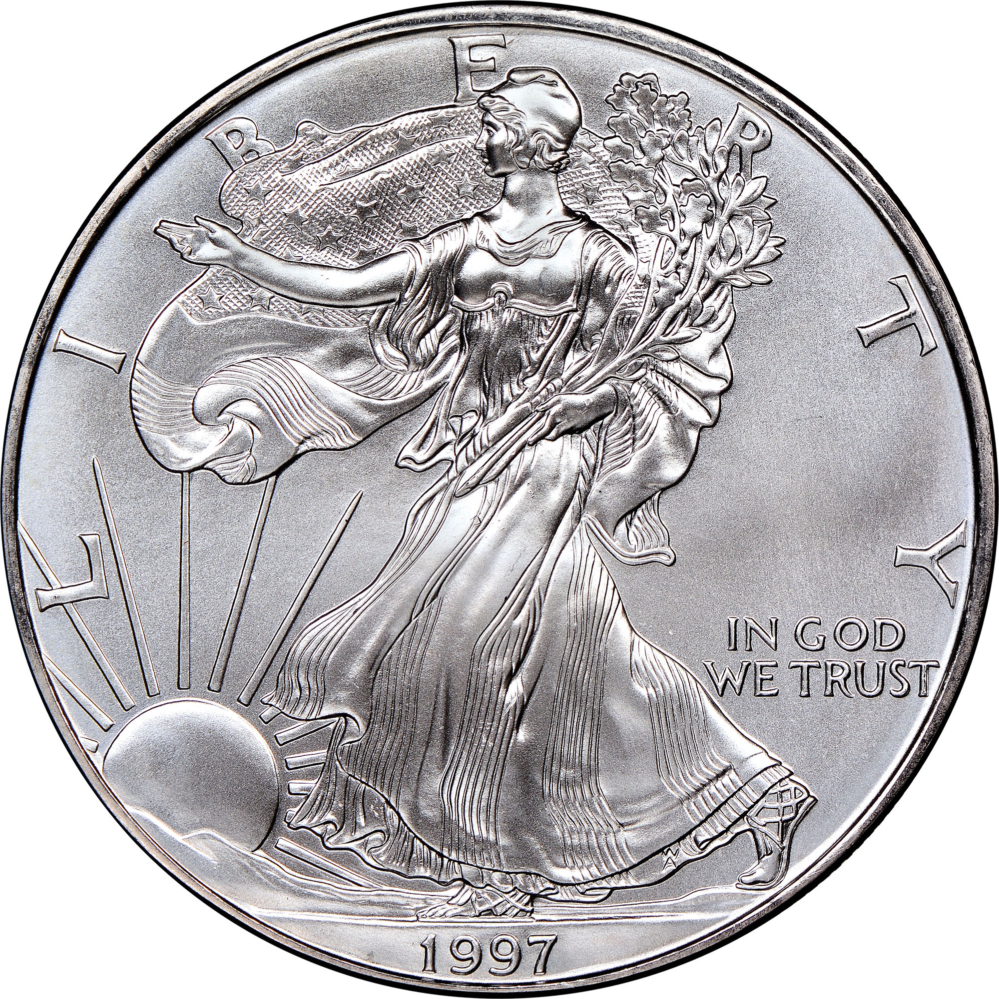 1997 EAGLE S$1 MS | Coin Explorer | NGC