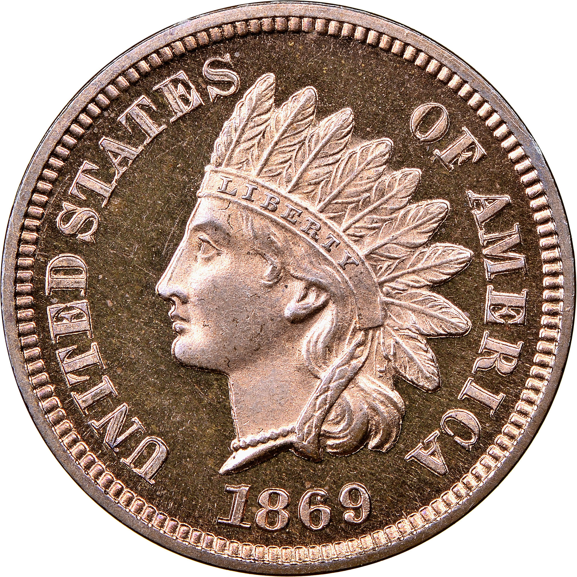 なちページ 1869 1C PF | Coin Explorer | NGC