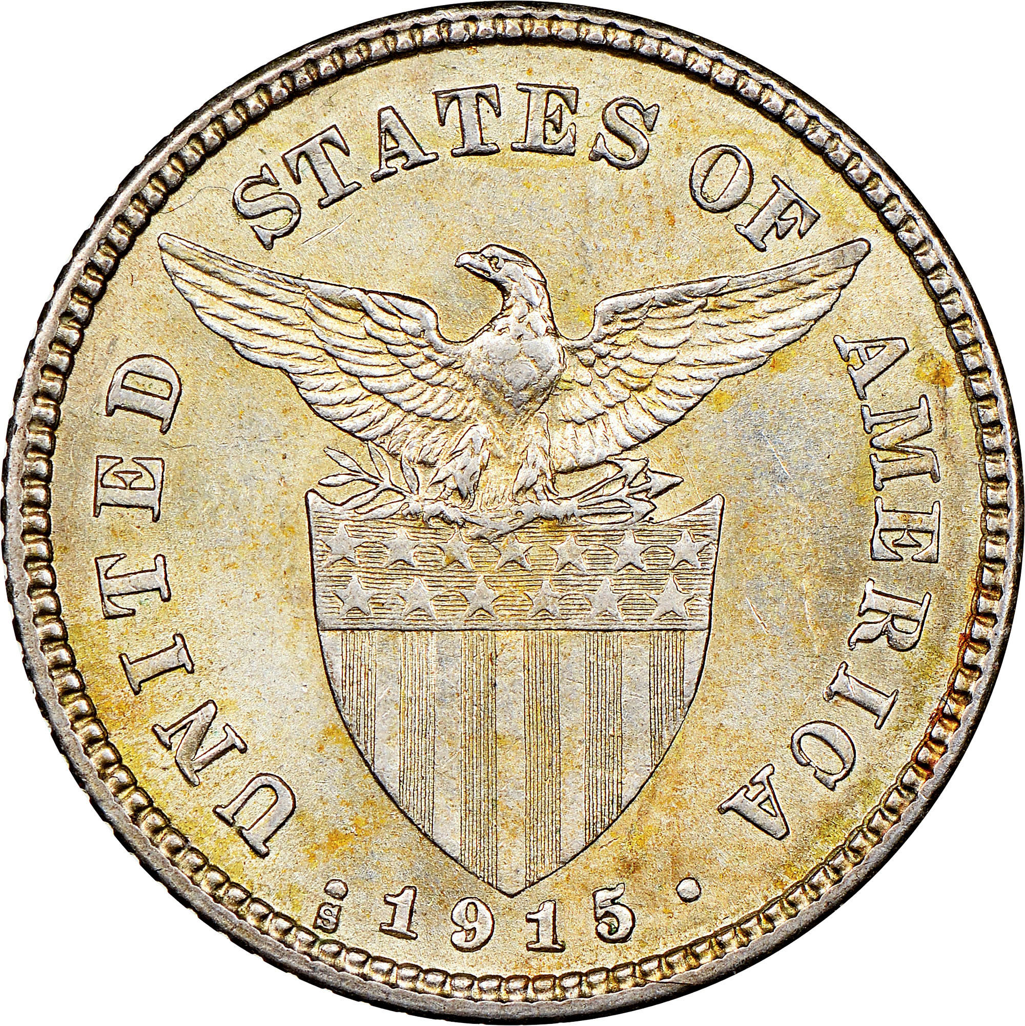 (稀少) フィリピン共和国(アメリカ統治下) 1 センタボ青銅貨　1920 S 稀少) フィリピン共和国(アメリカ統治下) 1 センタボ青銅貨 1920 S