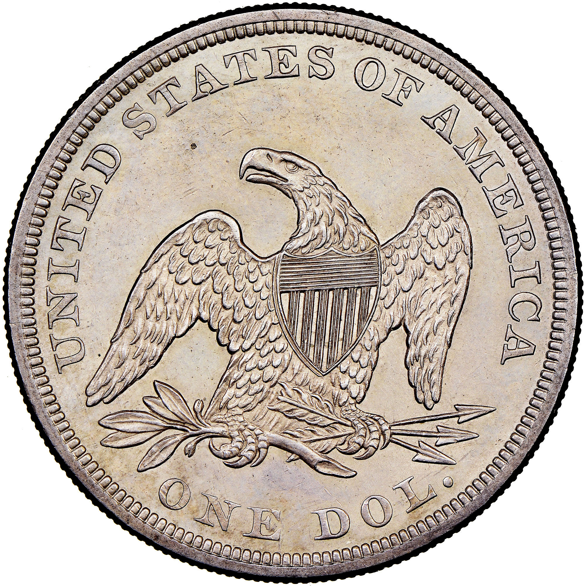 1861 $1 MS | Coin Explorer | NGC