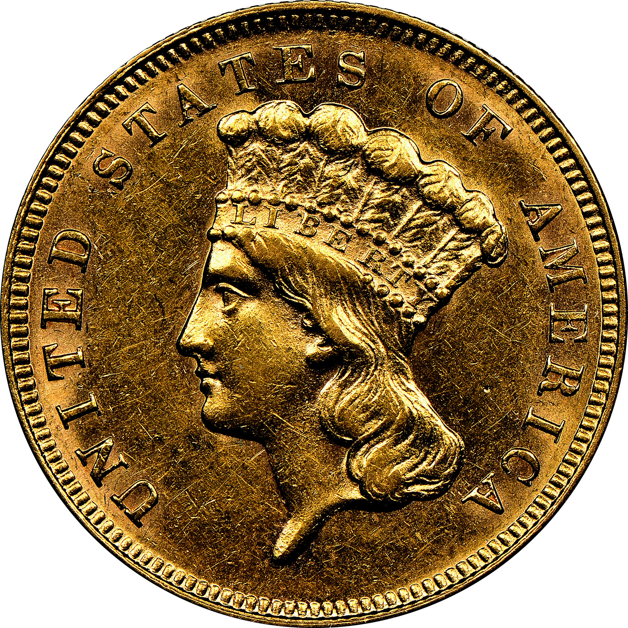1889 $3 MS | Coin Explorer | NGC
