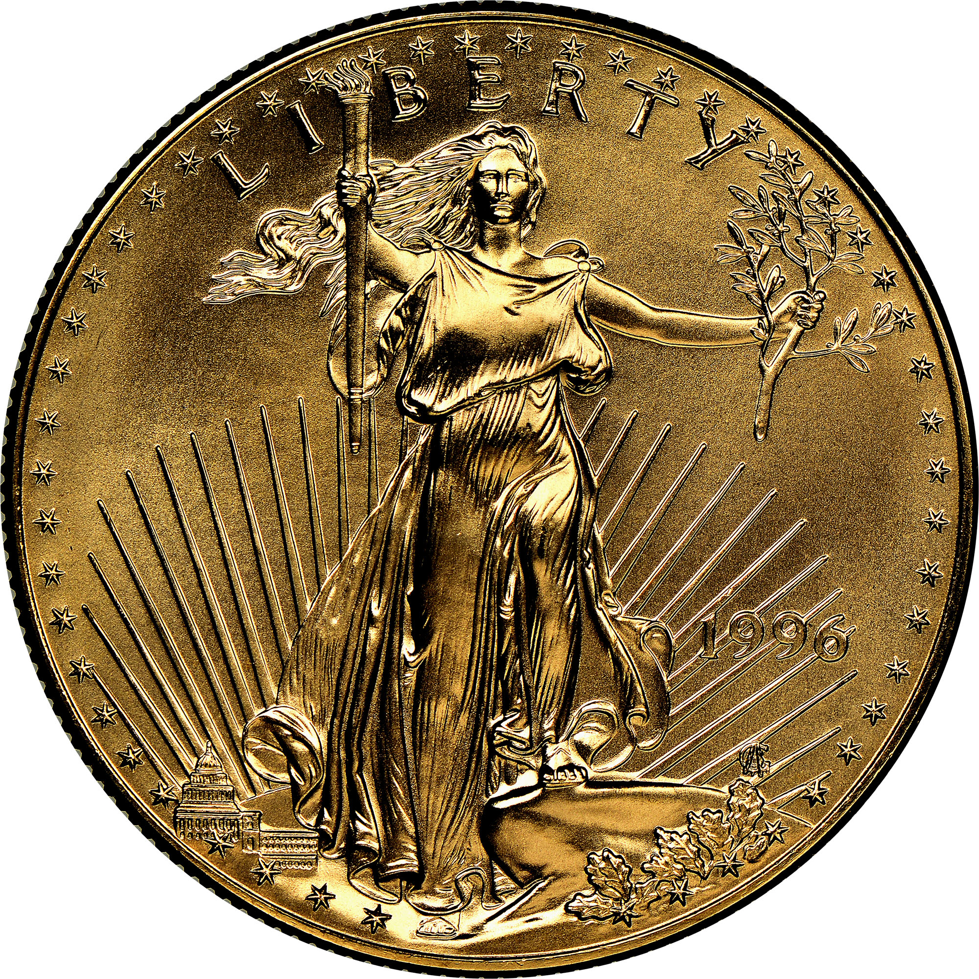 1996 EAGLE G$50 MS | Coin Explorer | NGC