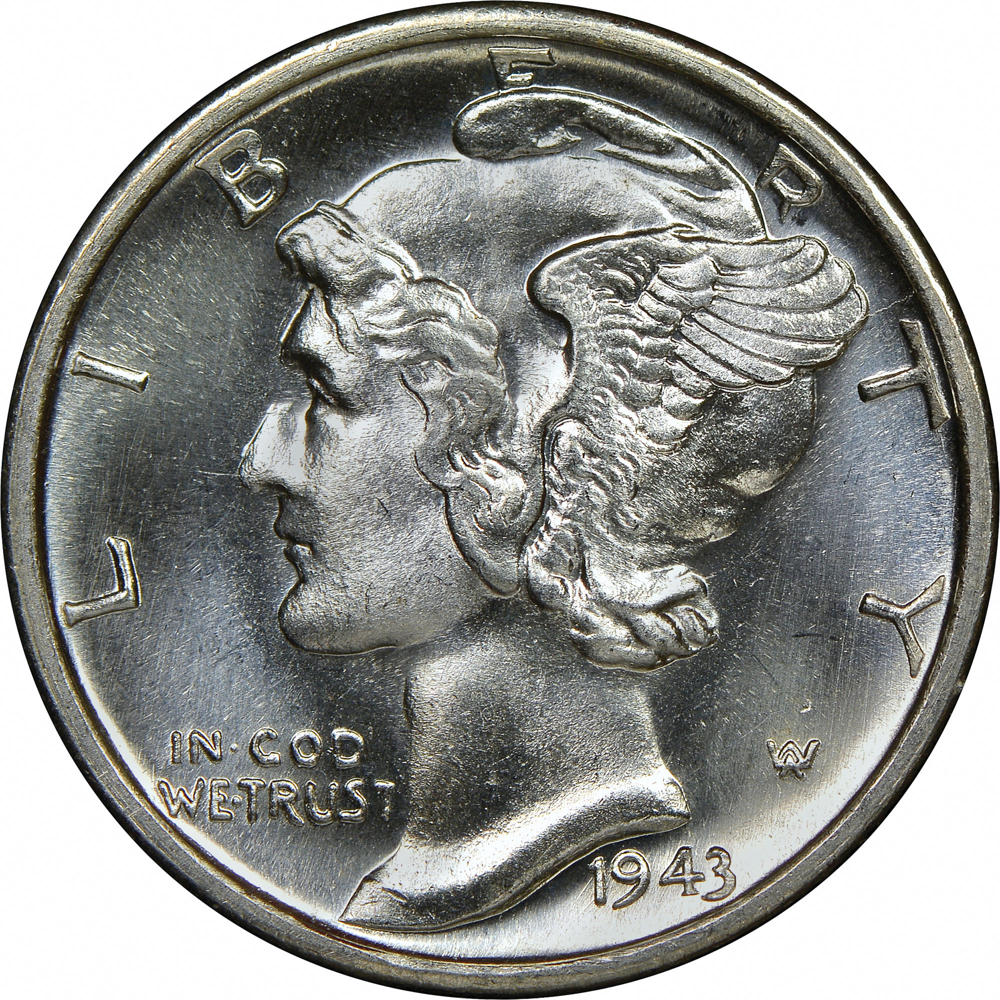 1943 S 10C MS | Coin Explorer | NGC