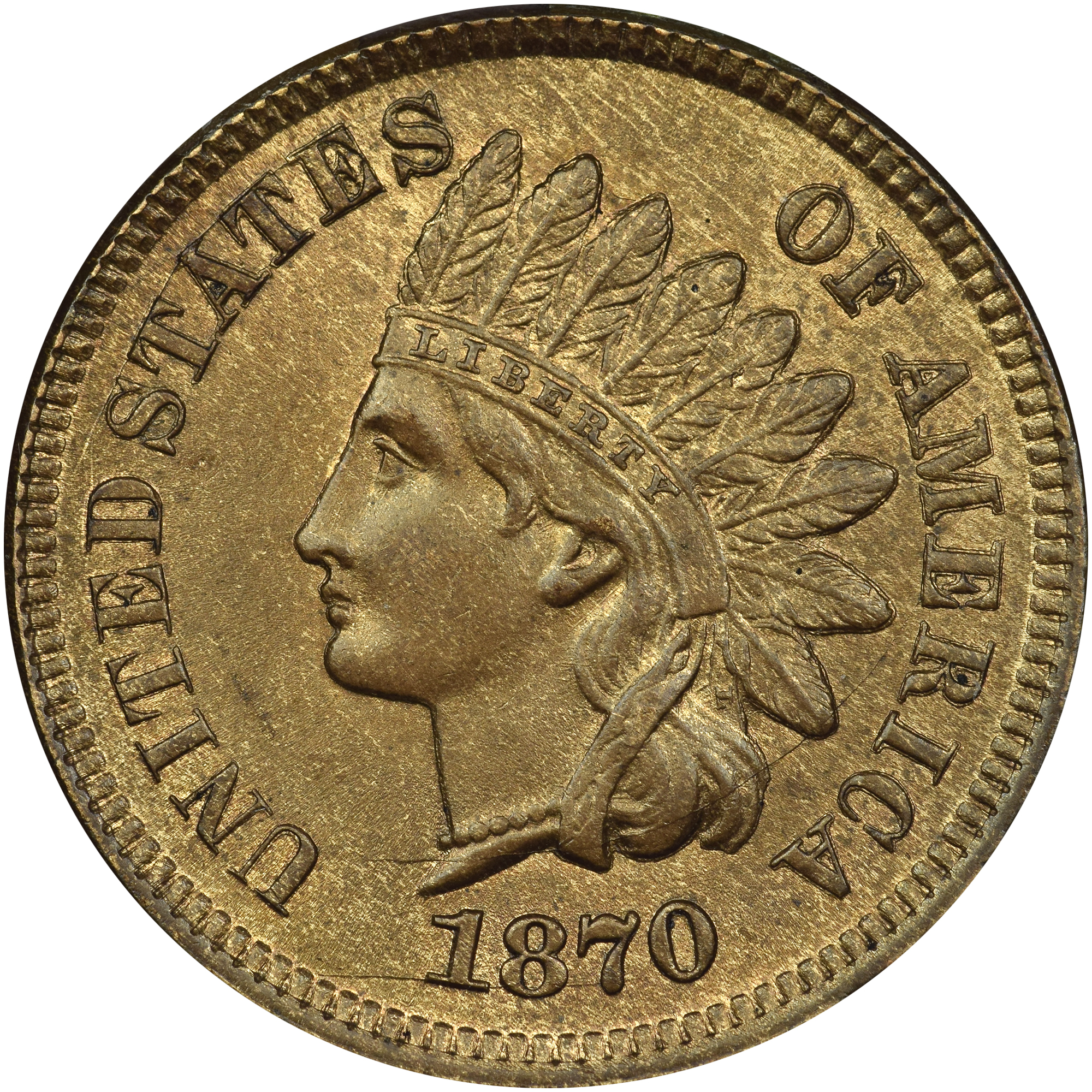 1870 1C MS | Coin Explorer | NGC