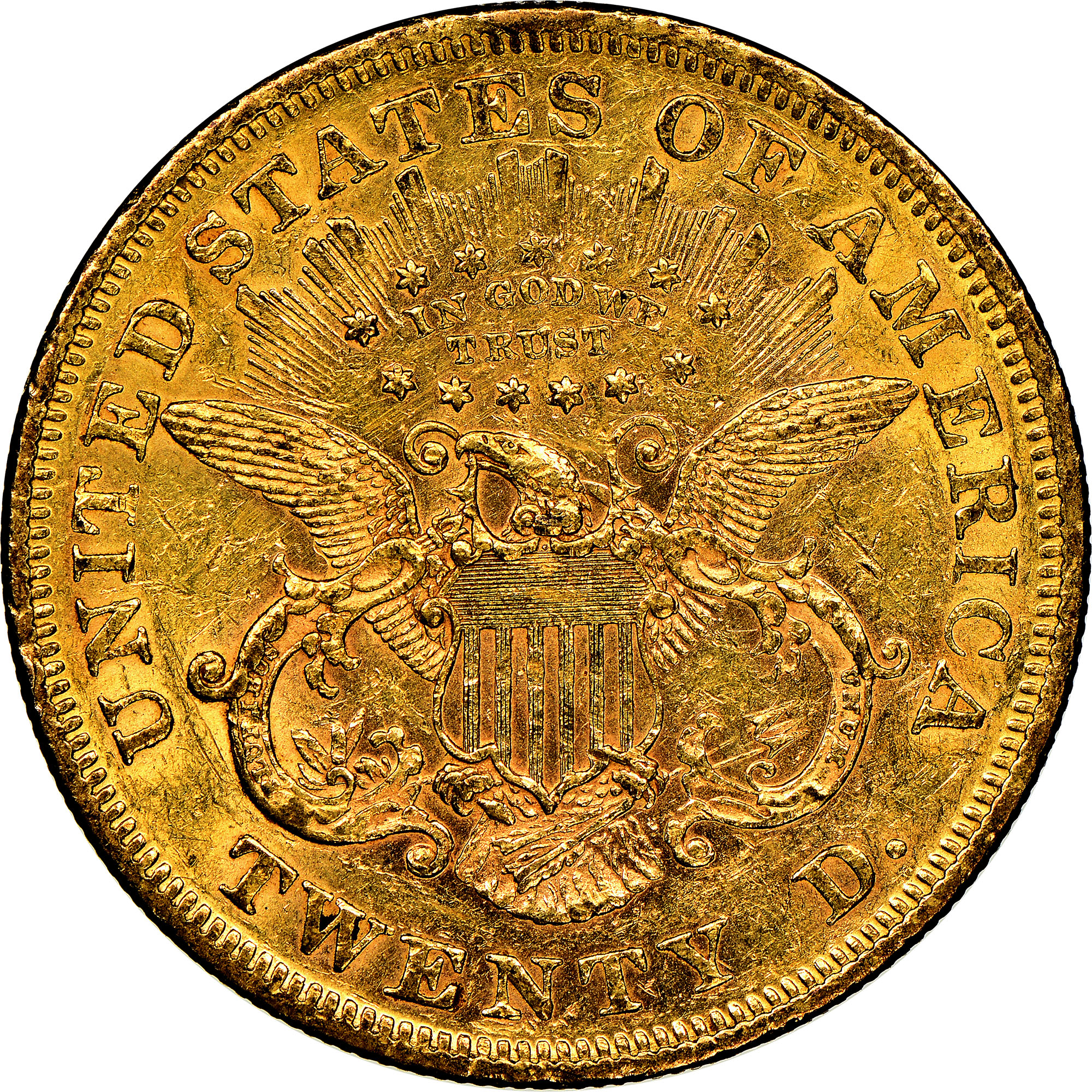 1868 $20 MS | Coin Explorer | NGC