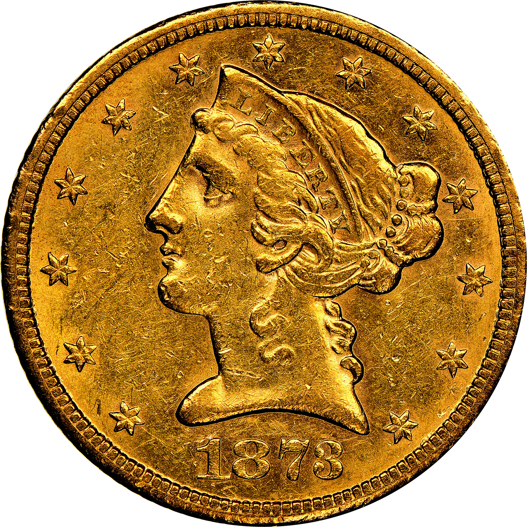 1873 S $5 MS | Coin Explorer | NGC