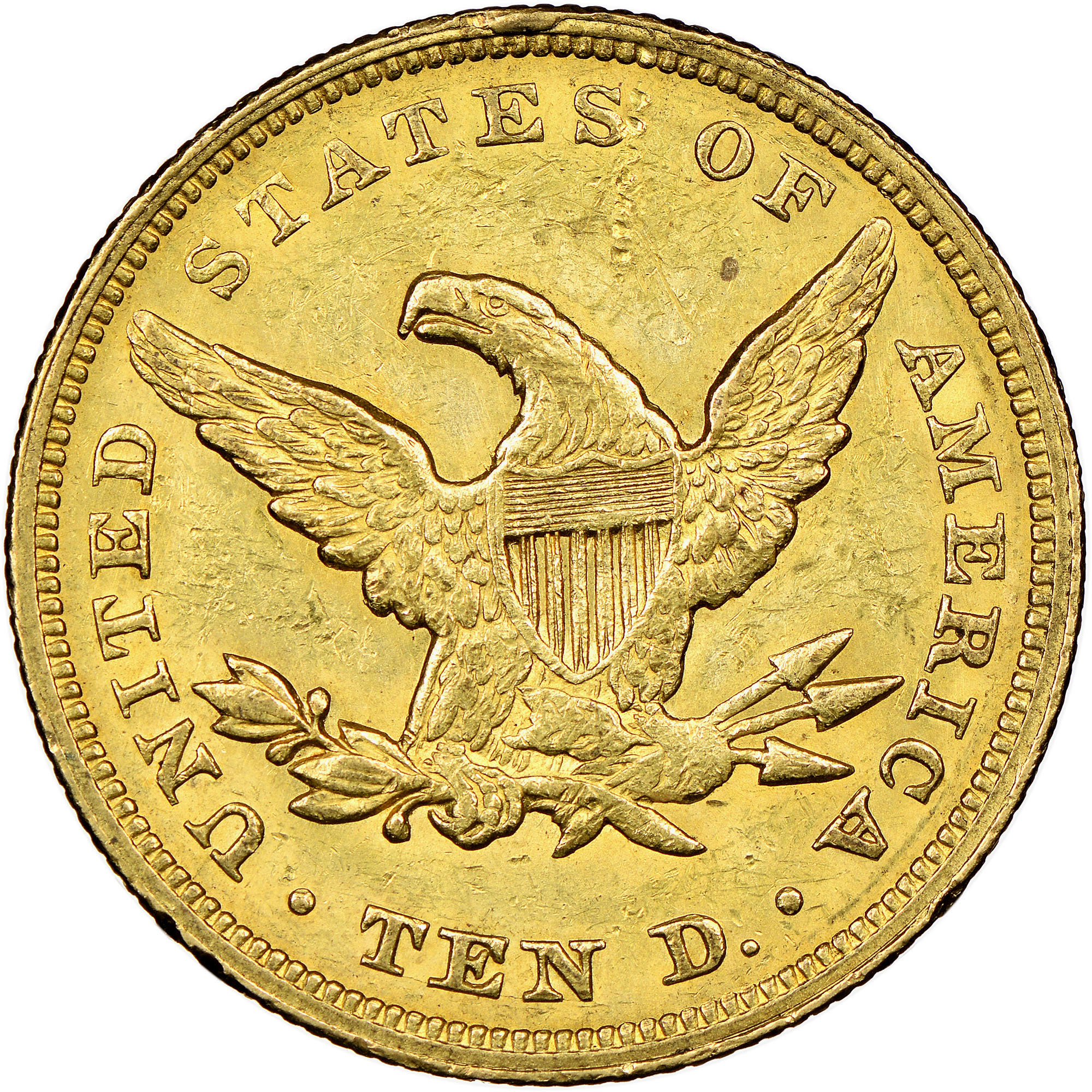 1850 LARGE DATE $10 MS | Coin Explorer | NGC