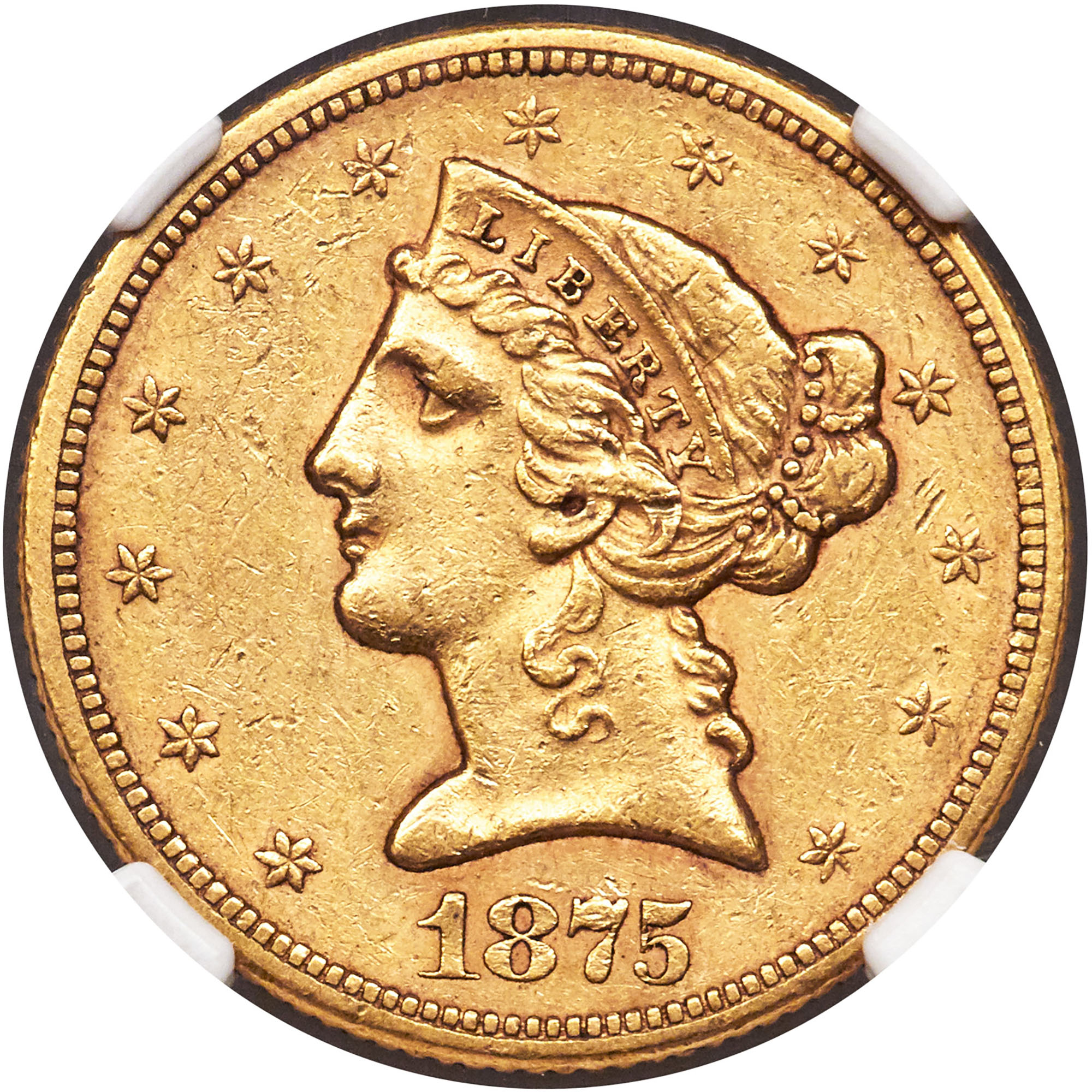 1875 S $5 MS | Coin Explorer | NGC