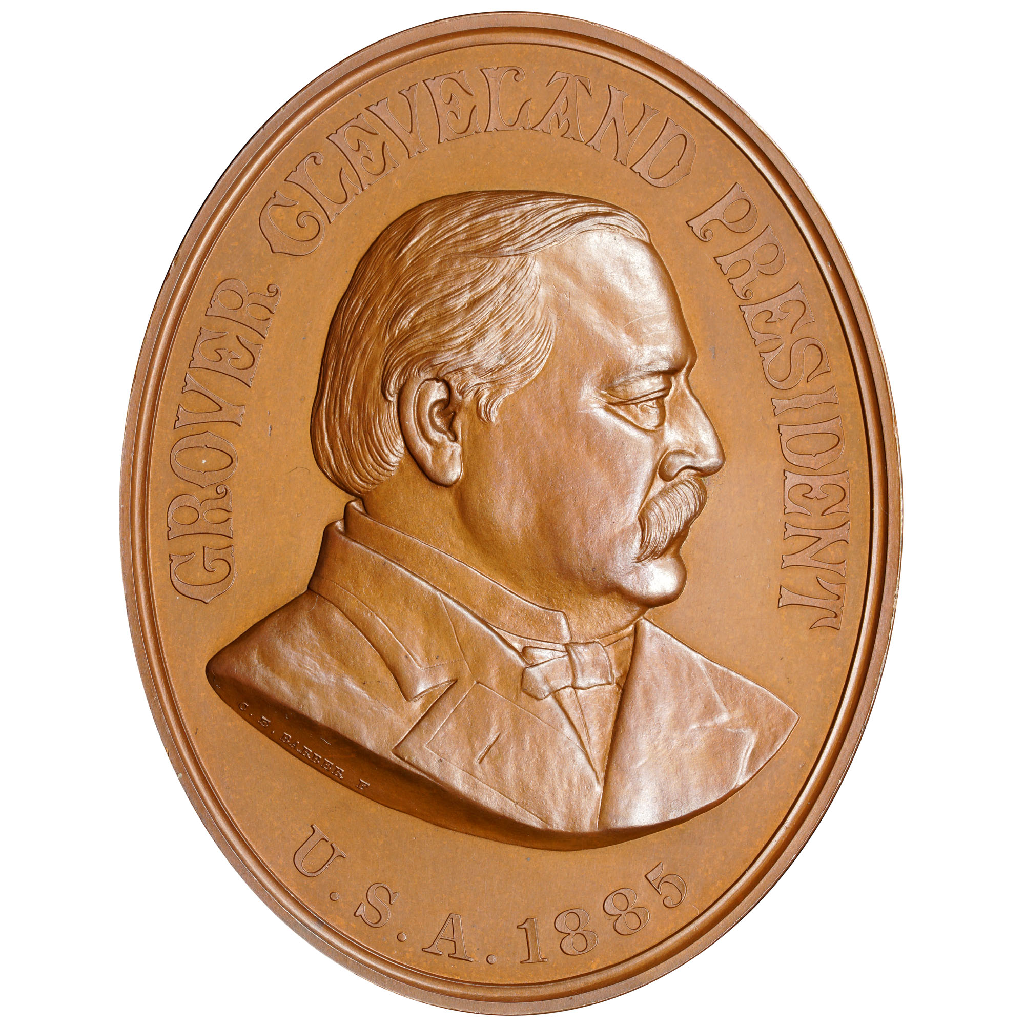 15 Dated J Ip 46 Ae Grover Cleveland Oval Ms Coin Explorer Ngc