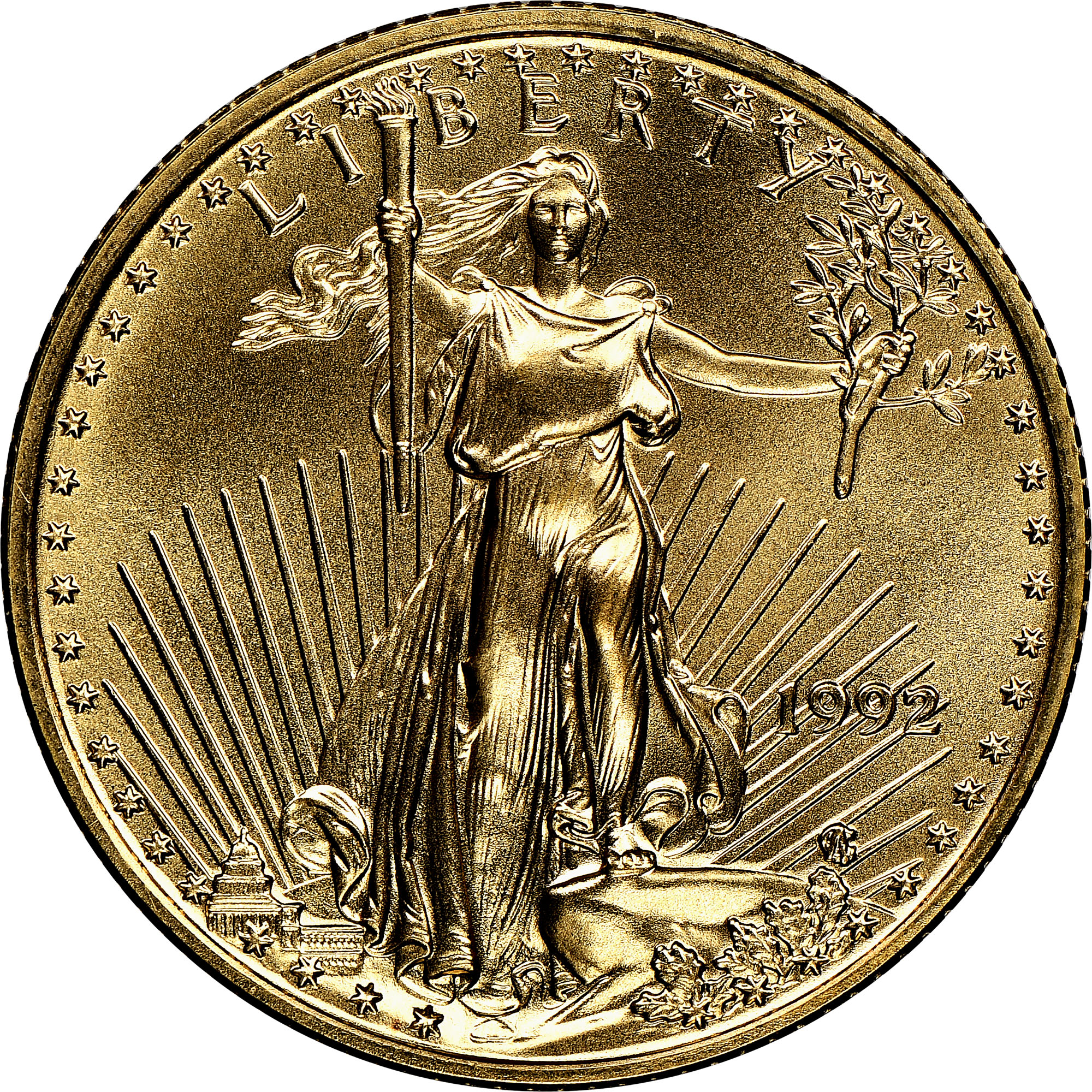 10金or10金★ブラジル産エメラルド 1992 EAGLE G$10 MS | Coin Explorer | NGC