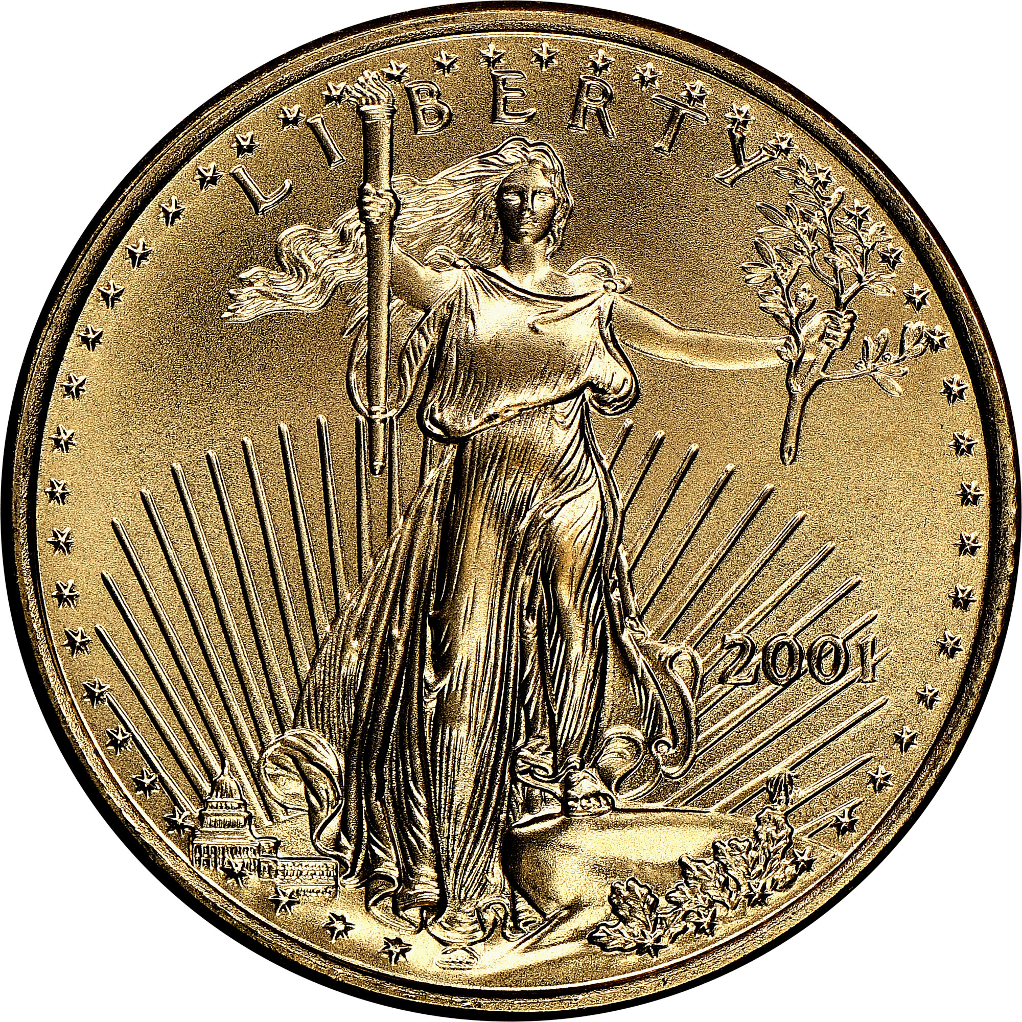 2001 EAGLE G$10 MS | Coin Explorer | NGC