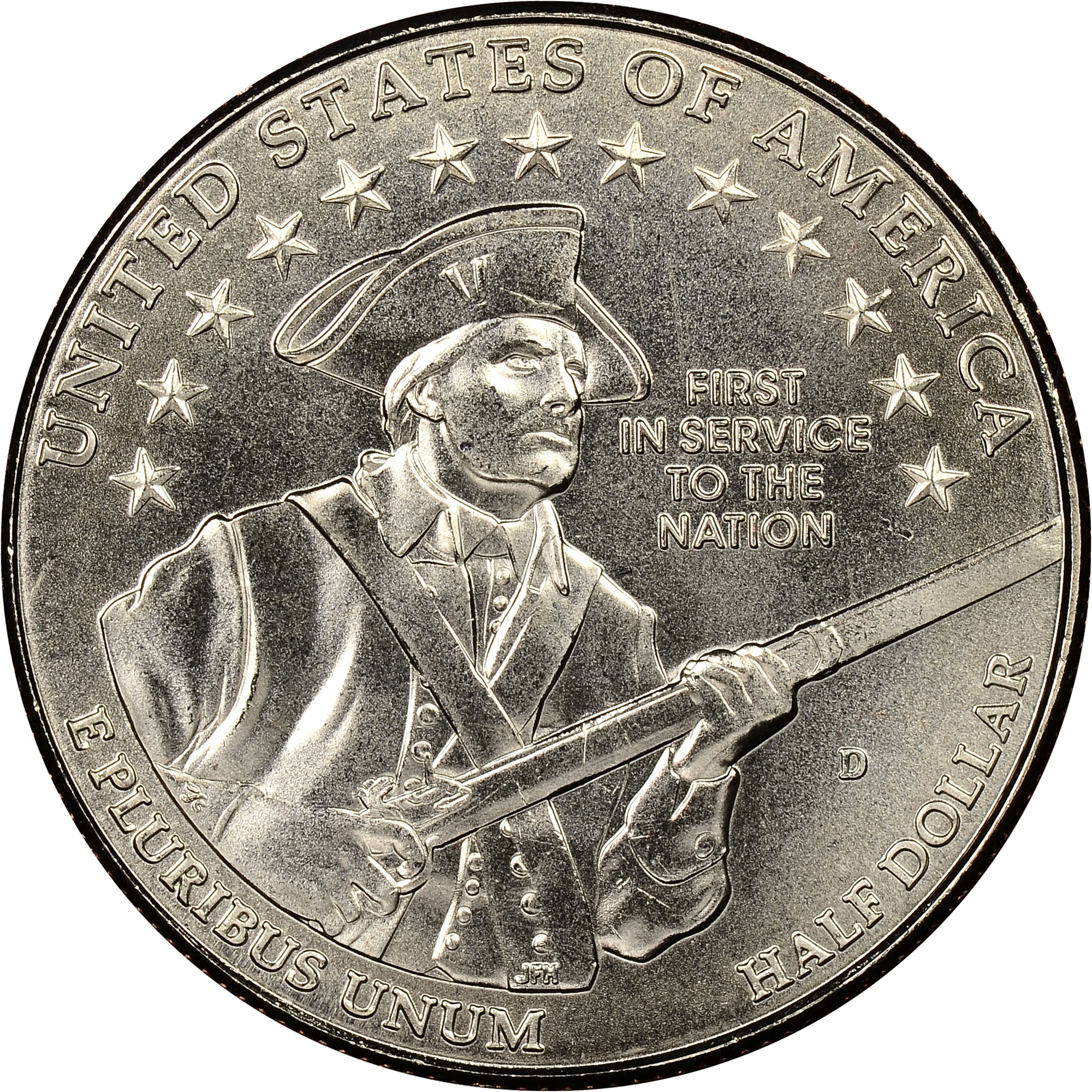 2011 D UNITED STATES ARMY 50C MS | Coin Explorer | NGC