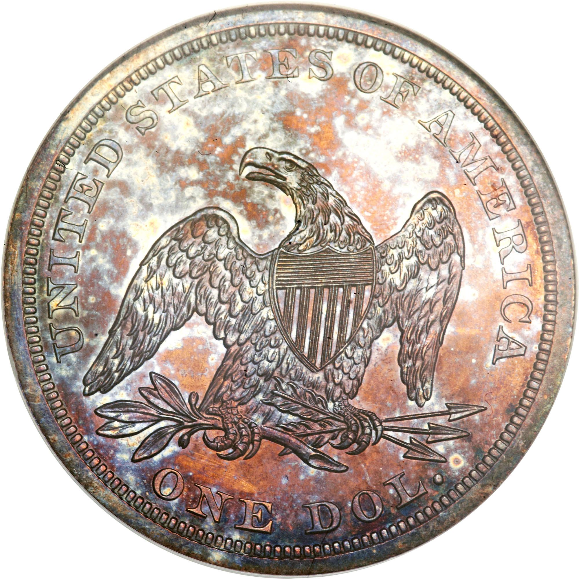 1843 $1 PF | Coin Explorer | NGC