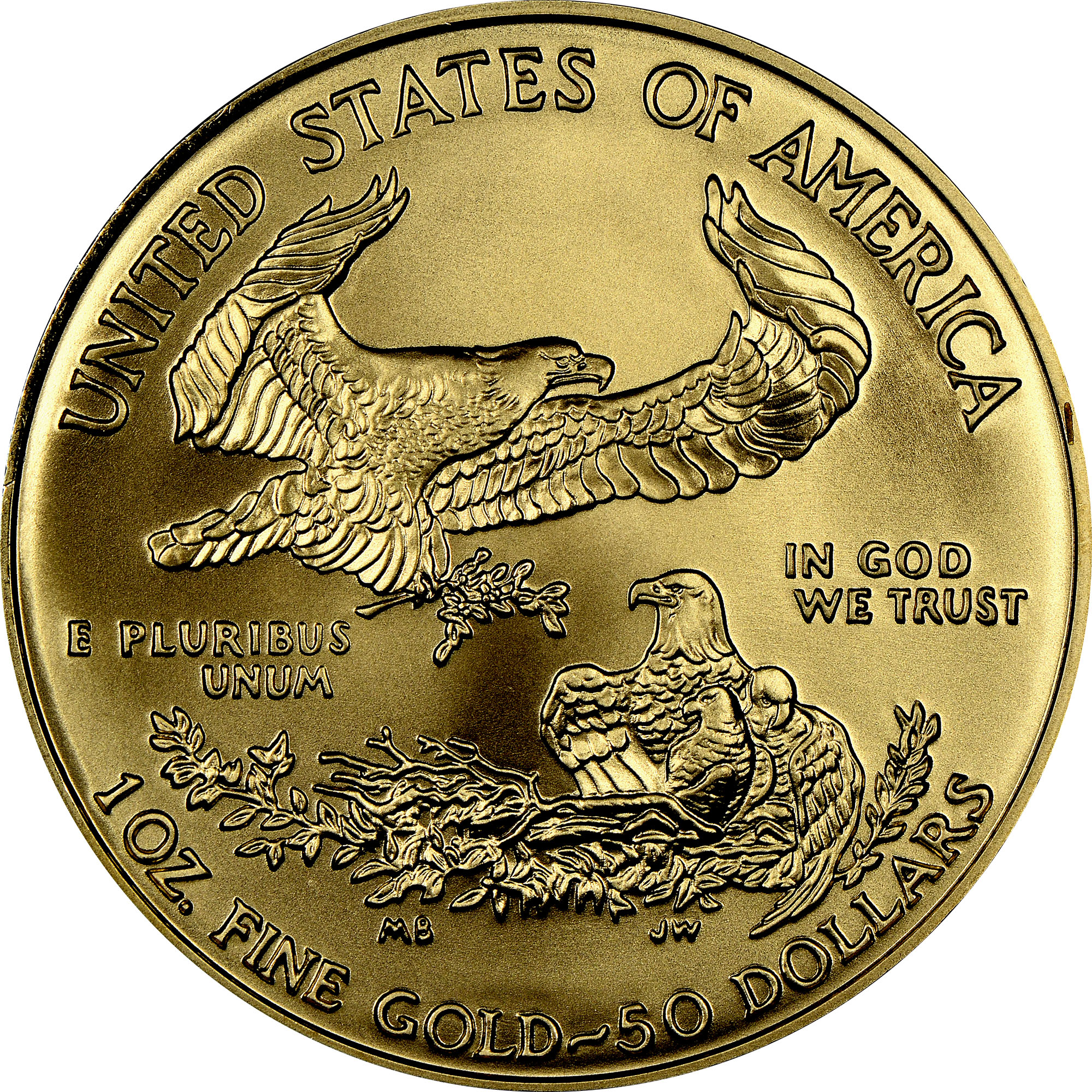 2007 W EAGLE BURNISHED GOLD EAGLE G$50 MS | Coin Explorer | NGC
