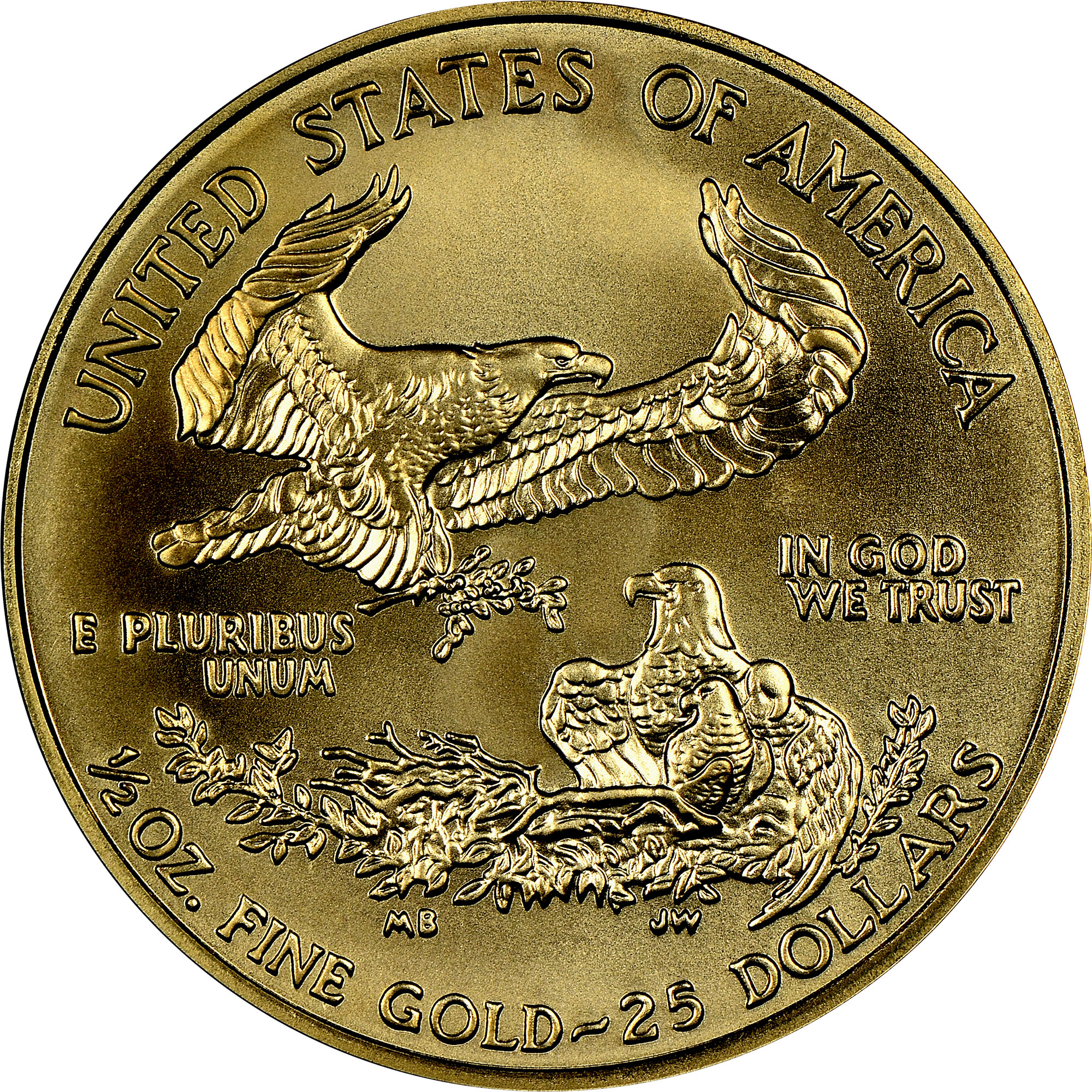 2006 W EAGLE BURNISHED GOLD EAGLE G$25 MS | Coin Explorer | NGC