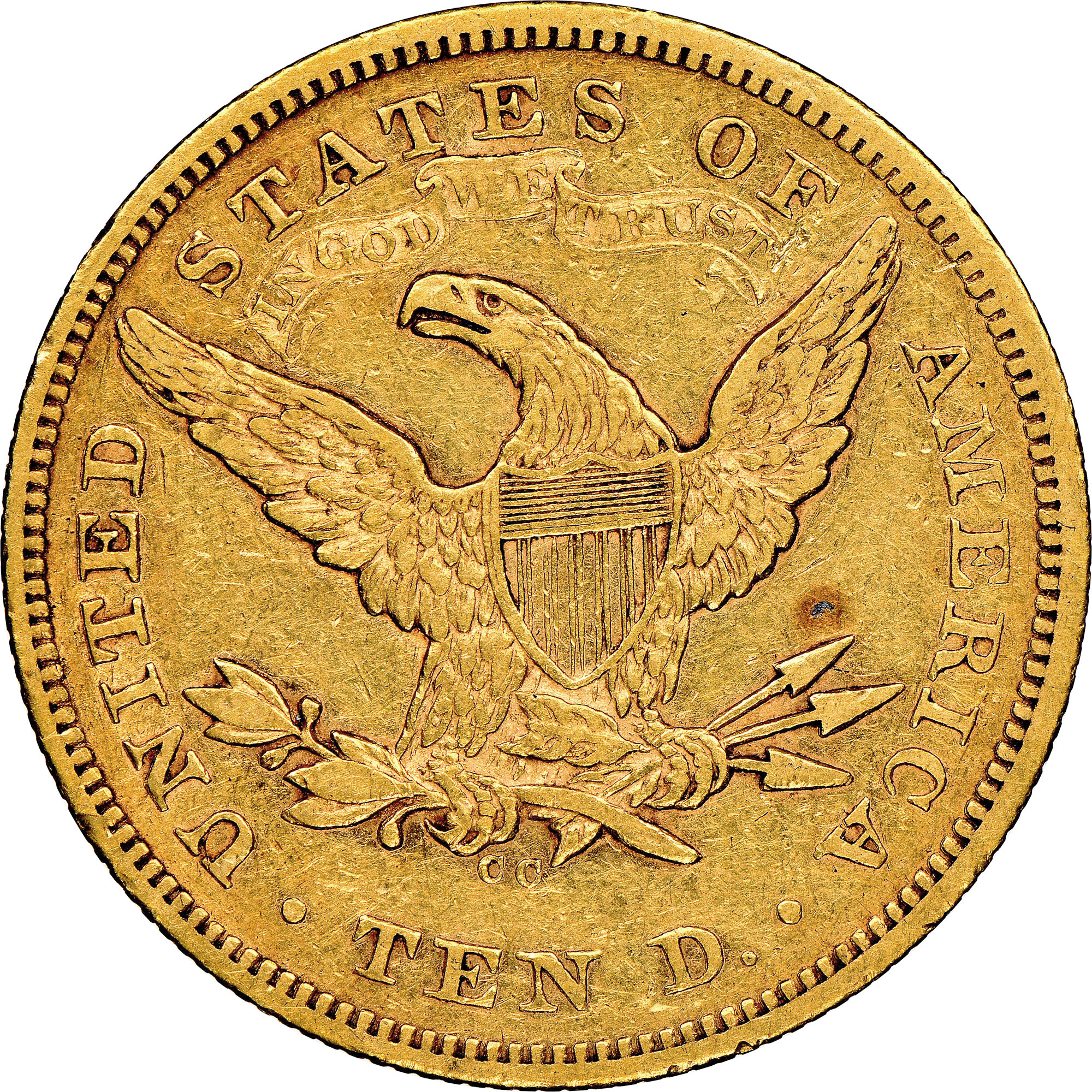 1870 CC $10 MS | Coin Explorer | NGC