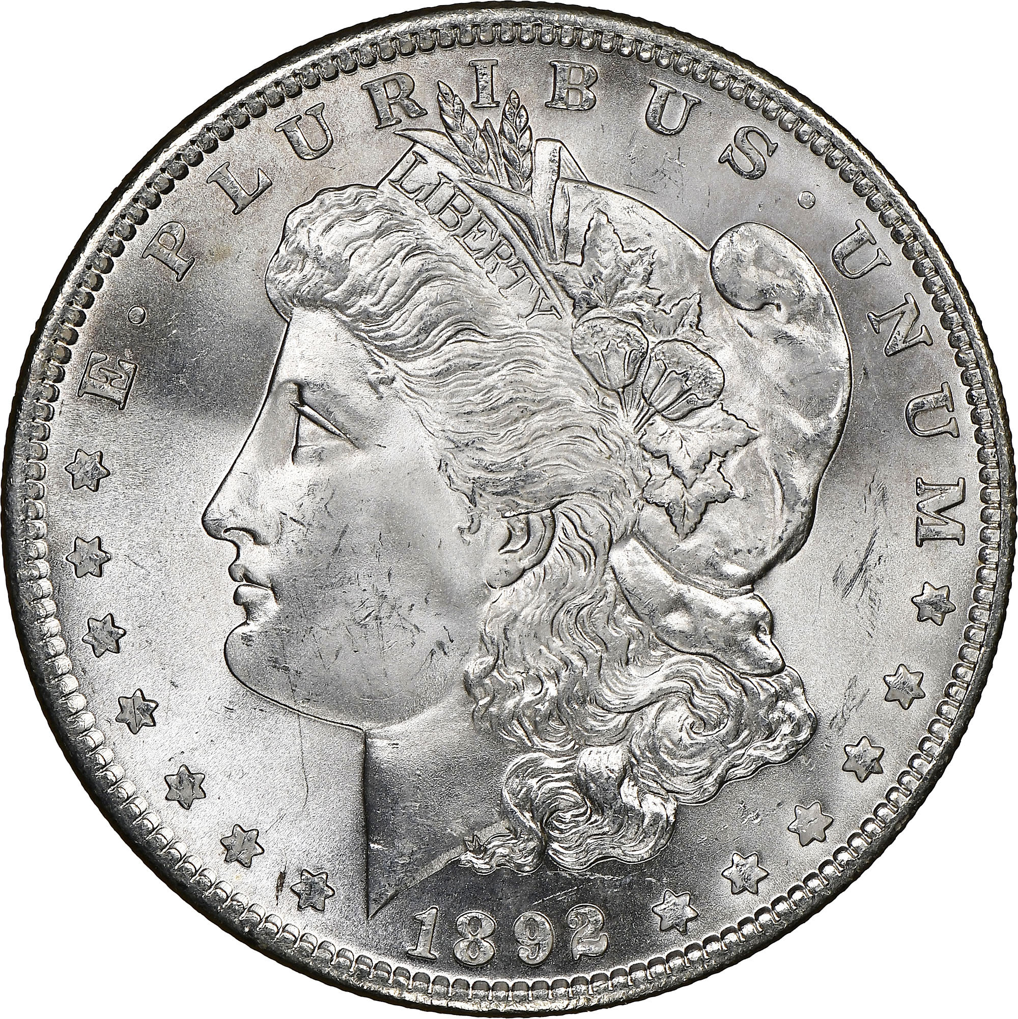 マウナです。 1892 $1 MS | Coin Explorer | NGC